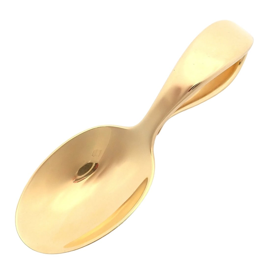 Vintage Estate! Tiffany & Co. Makers 18k Yellow Gold Baby Spoon 52.8g - 9