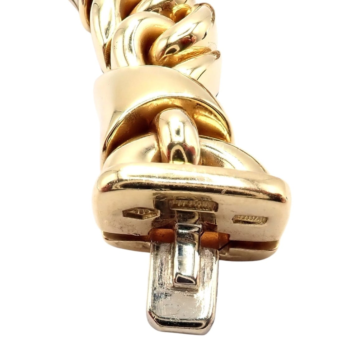 Rare! Bvlgari Bulgari 18k Yellow Gold Diamond Doppio Cuore Heart Necklace - 12