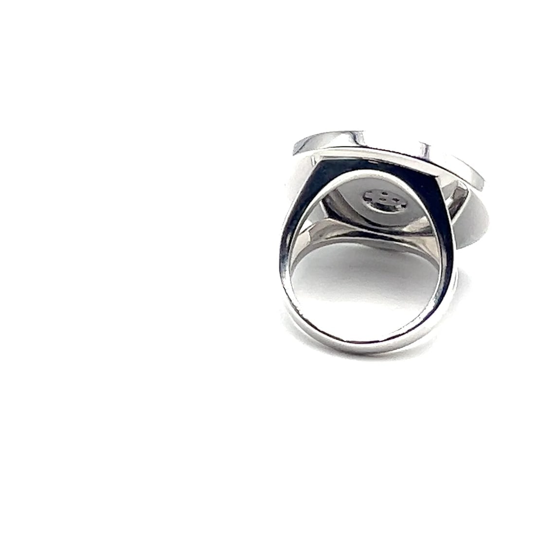 Rare! Authentic Bvlgari Bulgari 18k White Gold Diamond Ring - 2