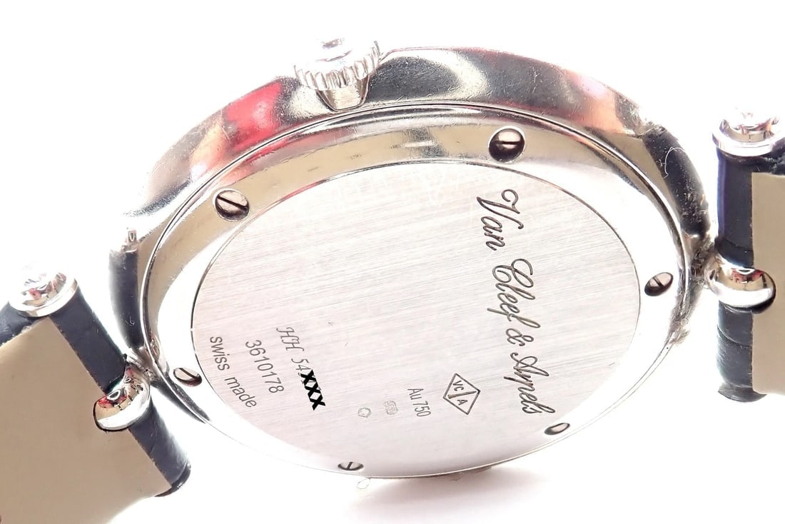Van Cleef & Arpels Pierre Arpels 18K White Gold Diamond 38mm Watch Cert. Box! - 5