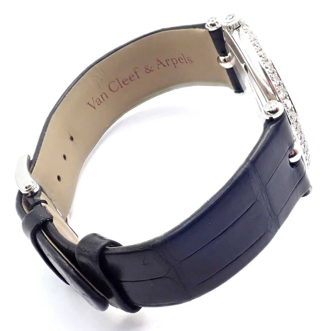 Van Cleef & Arpels Pierre Arpels 18K White Gold Diamond 38mm Watch Cert. Box! - 7