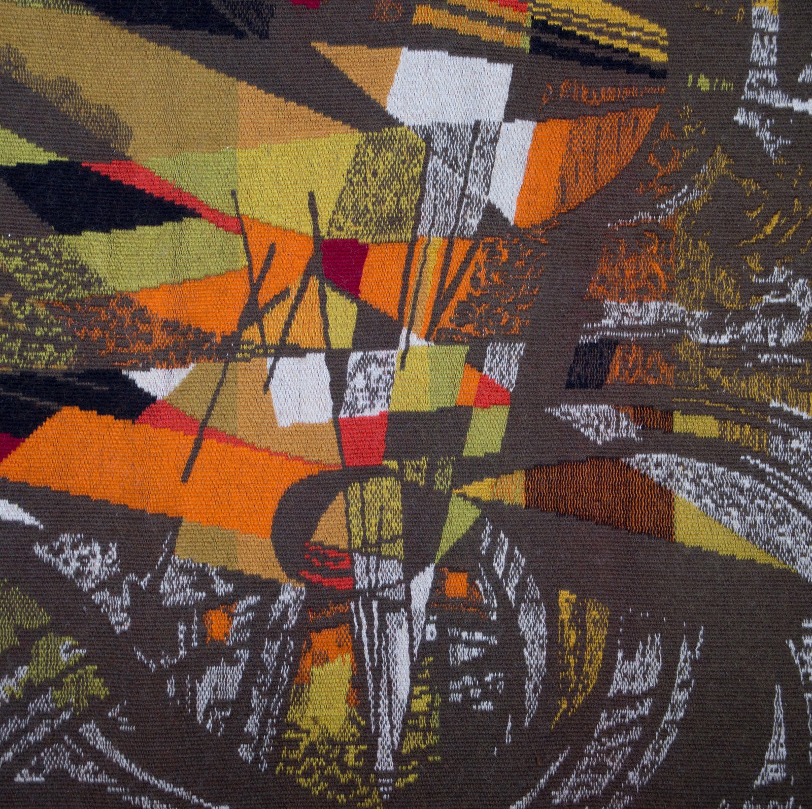 Home / Maurice Andre mid century French tapestry Jacquard loom - 3