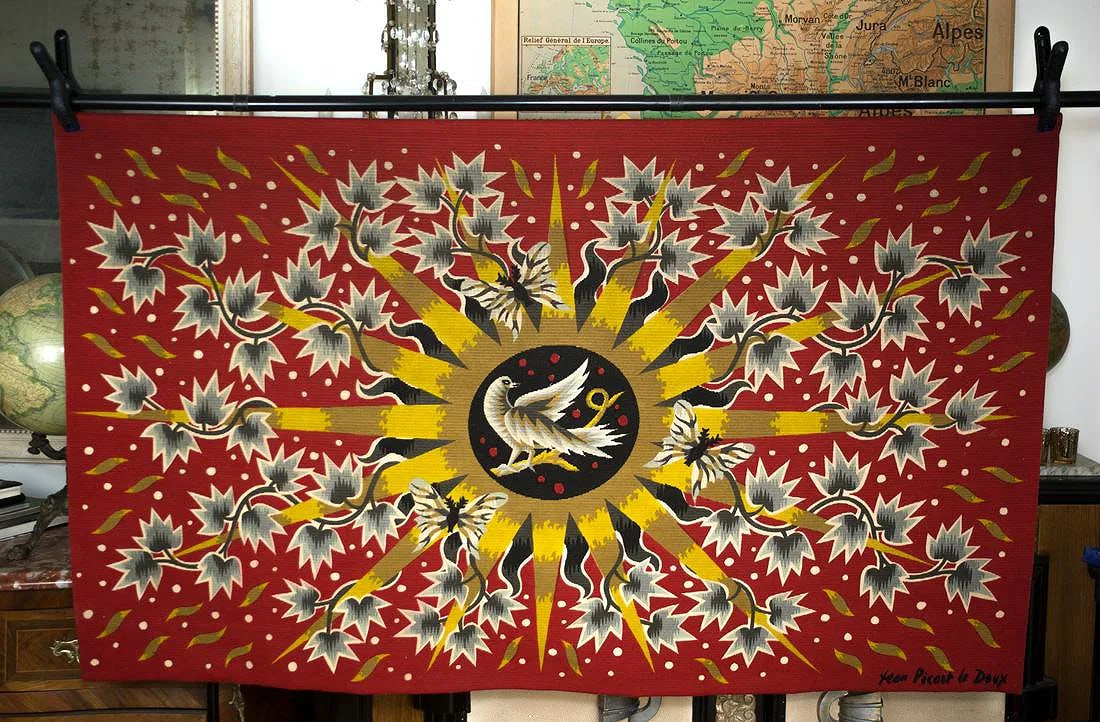 Home / FRENCH TAPESTRY JEAN PICART LEDOUX MODERNIST Soleil d'ete - 2