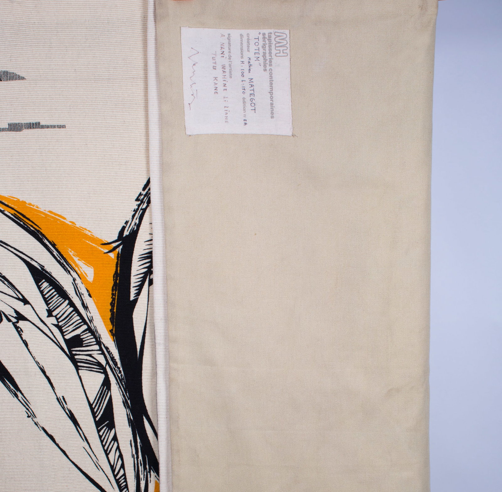 Home / Mathieu Mategot tapestry Robert Four silk screened signed Totem - 4