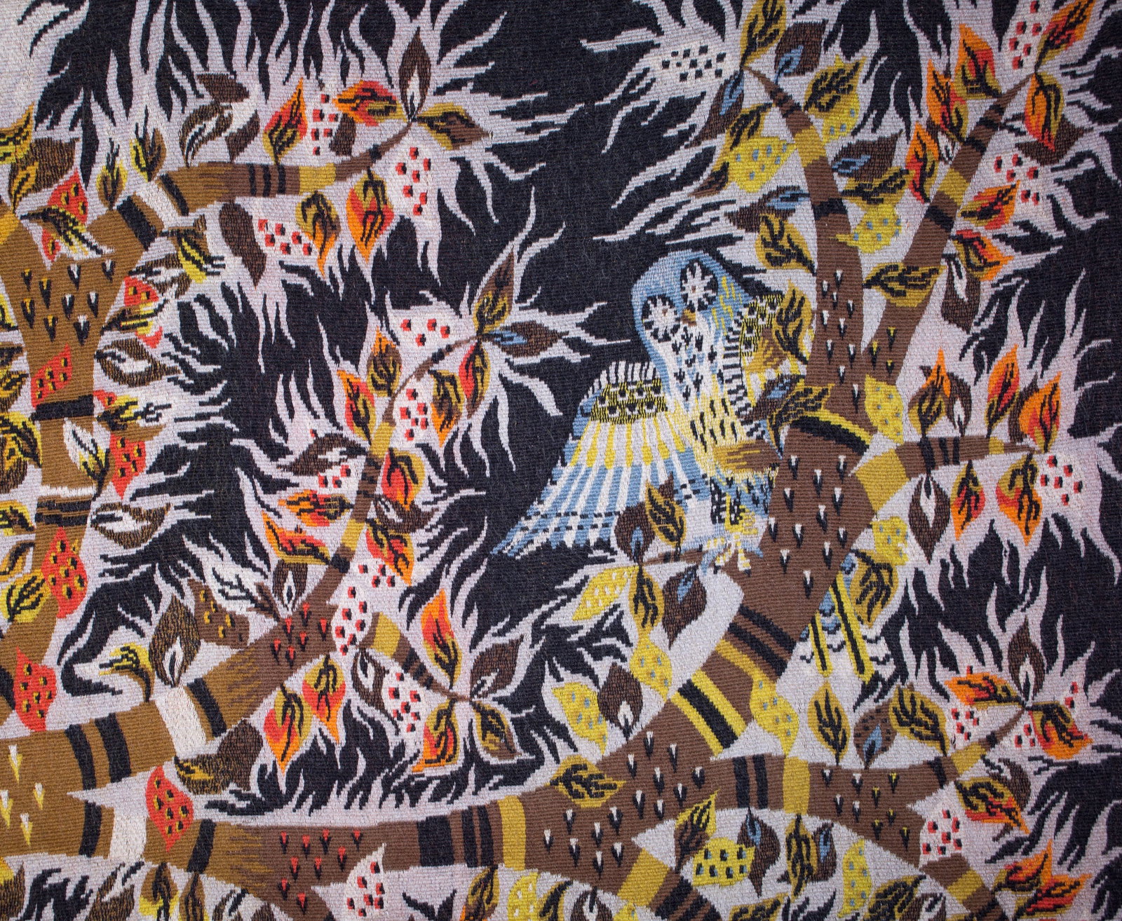 Home / RAY Michèle cartonnier for ROBERT FOUR "night and day " Aubusson tapestry - 7