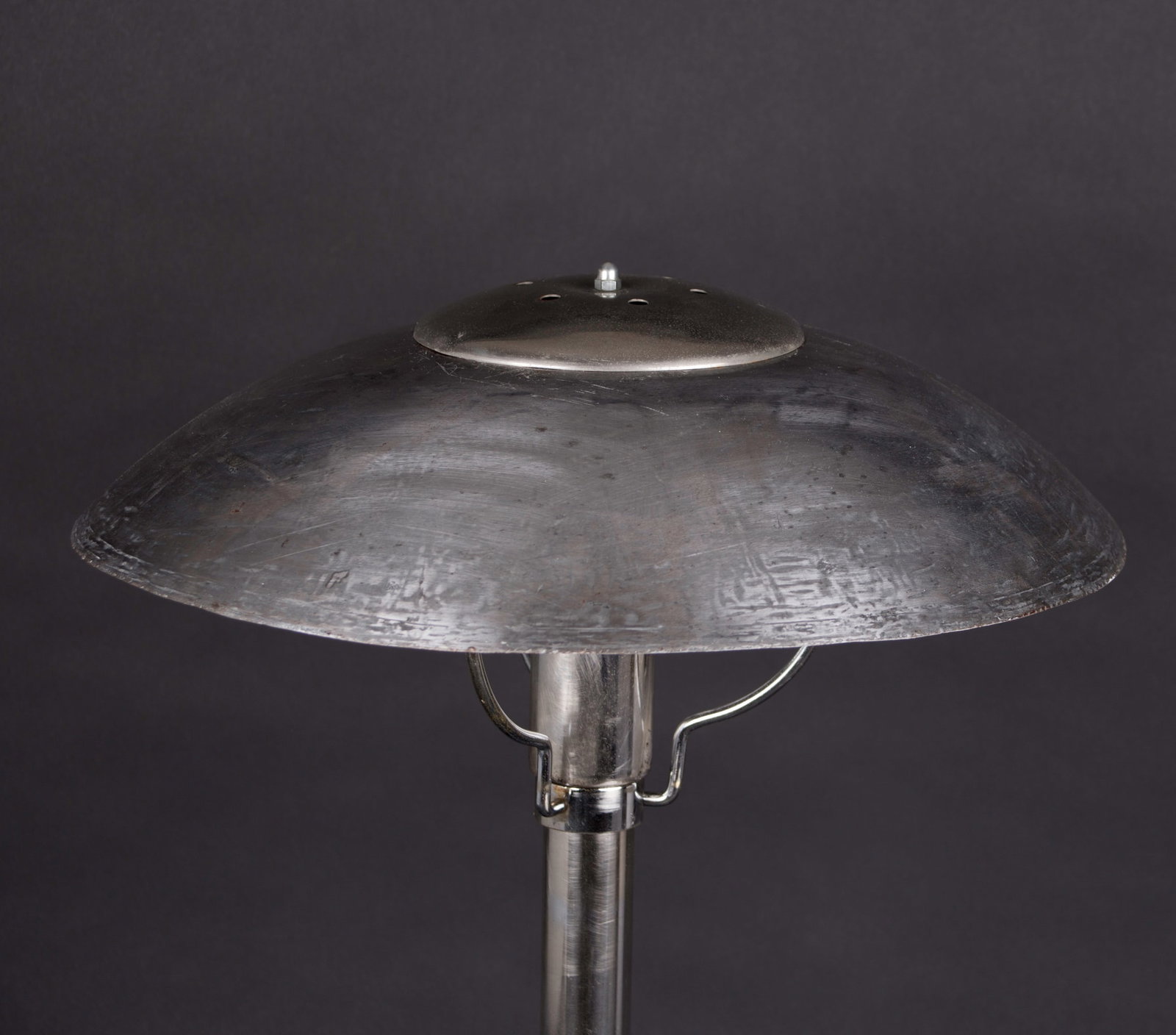 Home / Bauhaus table lamp in nickel-plated steel by Franta Anyz Czechoslovakia - 5