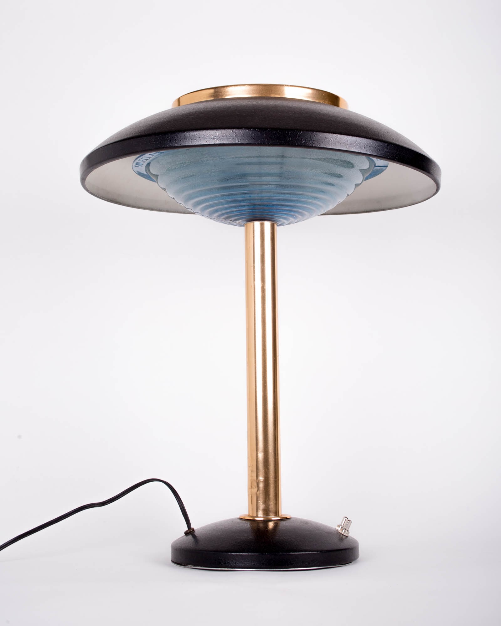 Home / French mid century Solere Lamp: French mid century Solere Lamp Reserve: $520.00 Shipping:Domestic: Flat-rate of $120.00 to anywhere within the contiguous U.S.International: Foreign shipping rates