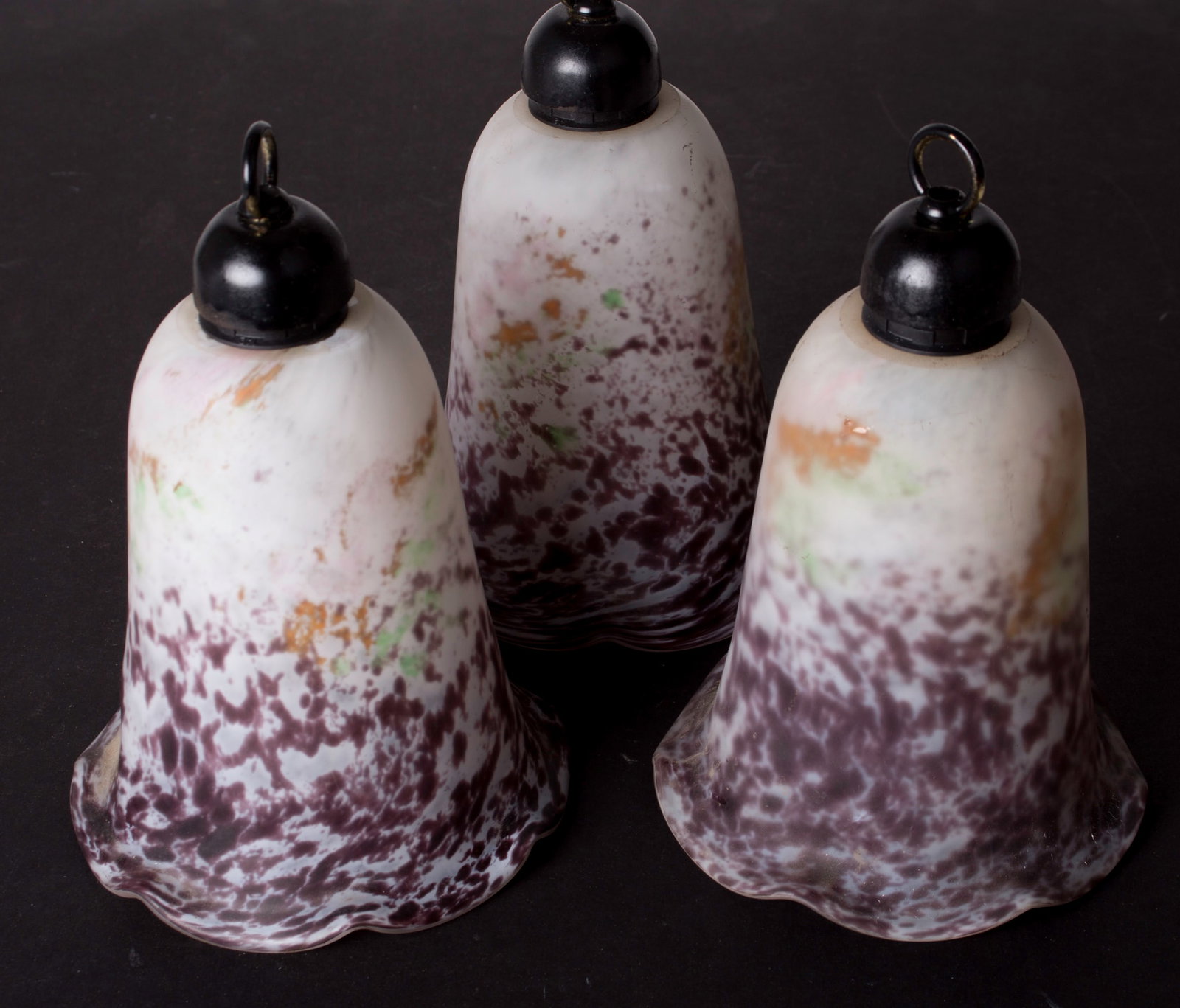 Home / French Art-Deco marmoreal Chandelier Lorrain Daum grande verrerie de Croismar - 7