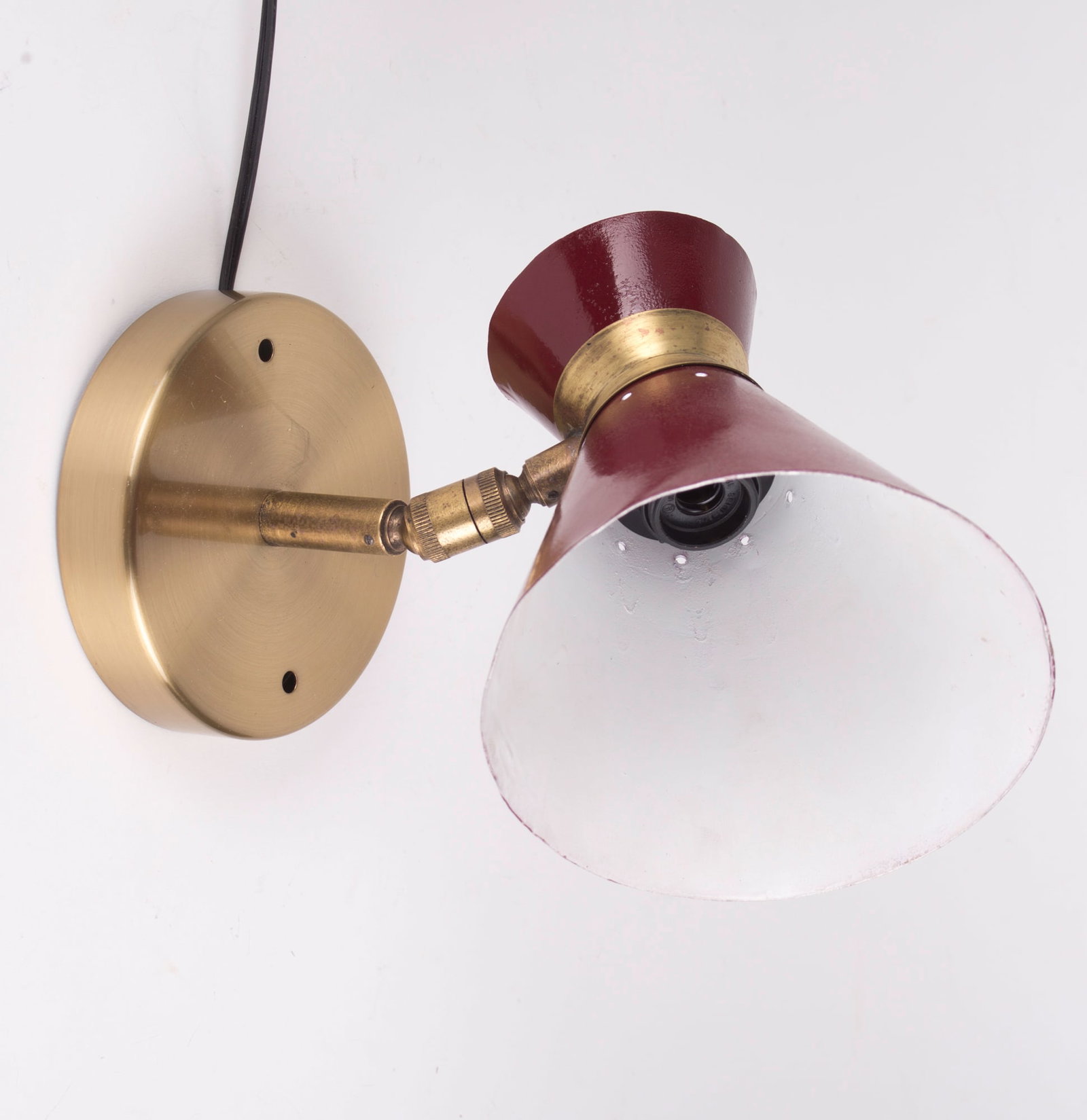 Home / Double cone " diabolo " swing arm wall light by Mathieu for Lunel - 2