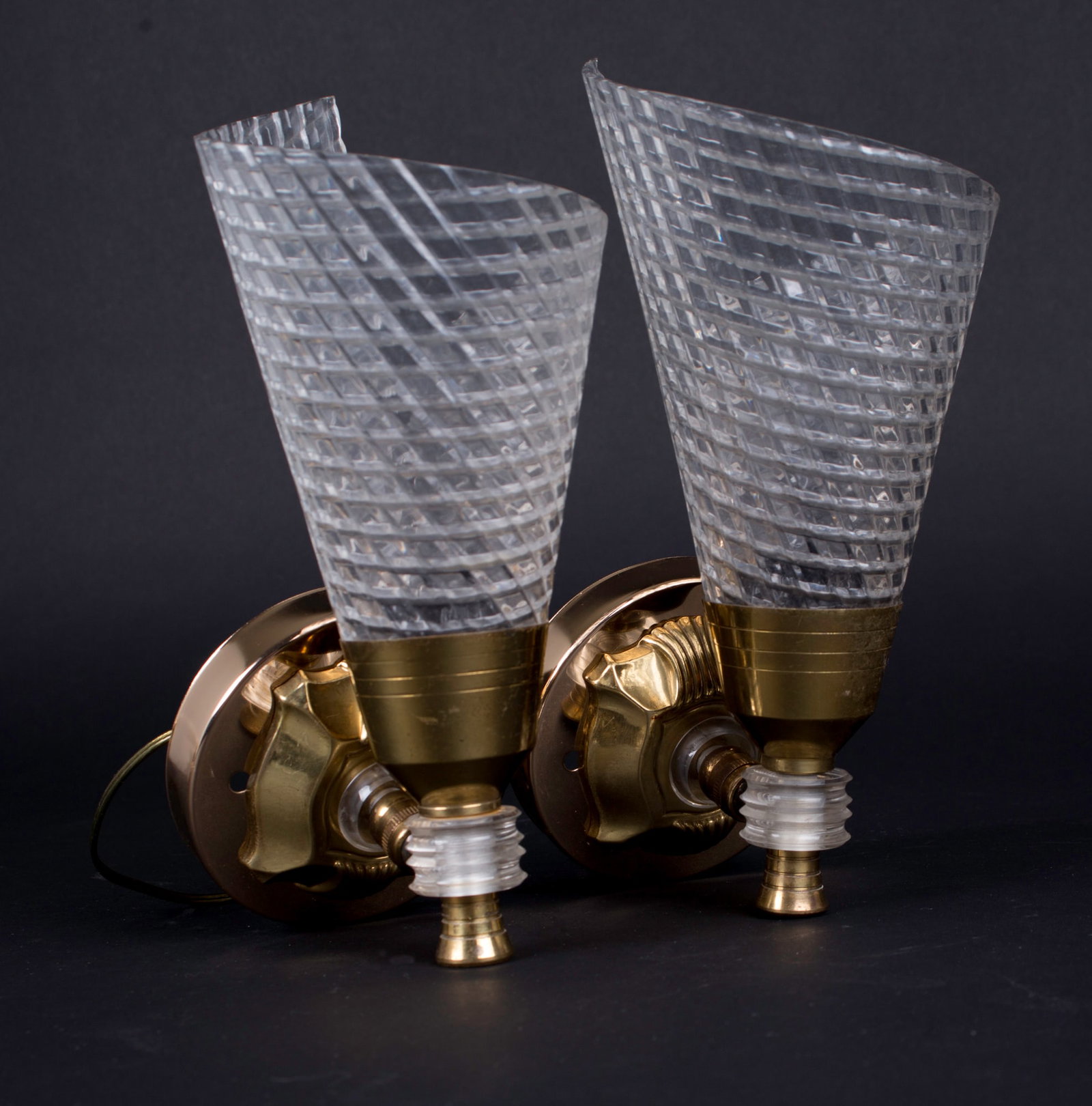 Home / pair of Sconces maison Lunel French mid century - 8