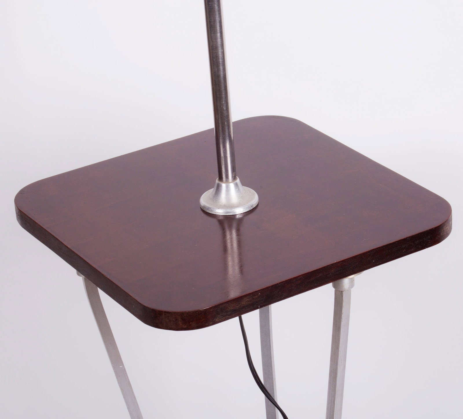 Home / French modernist Floor Lamp with stratified Bakelite cubist 1930 - 5