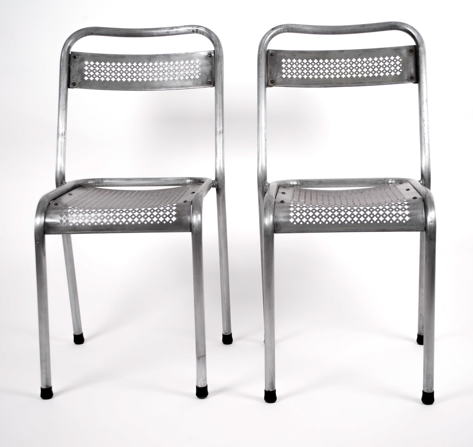 Home / MATHIEU MATEGOT pair of metal chair rigitulle french mid century: MATHIEU MATEGOT pair of metal chair rigitulle french mid century Reserve: $1,200.00 Shipping: Domestic: Flat-rate of $240.00 to anywhere within the contiguous U.S. International: Foreign sh