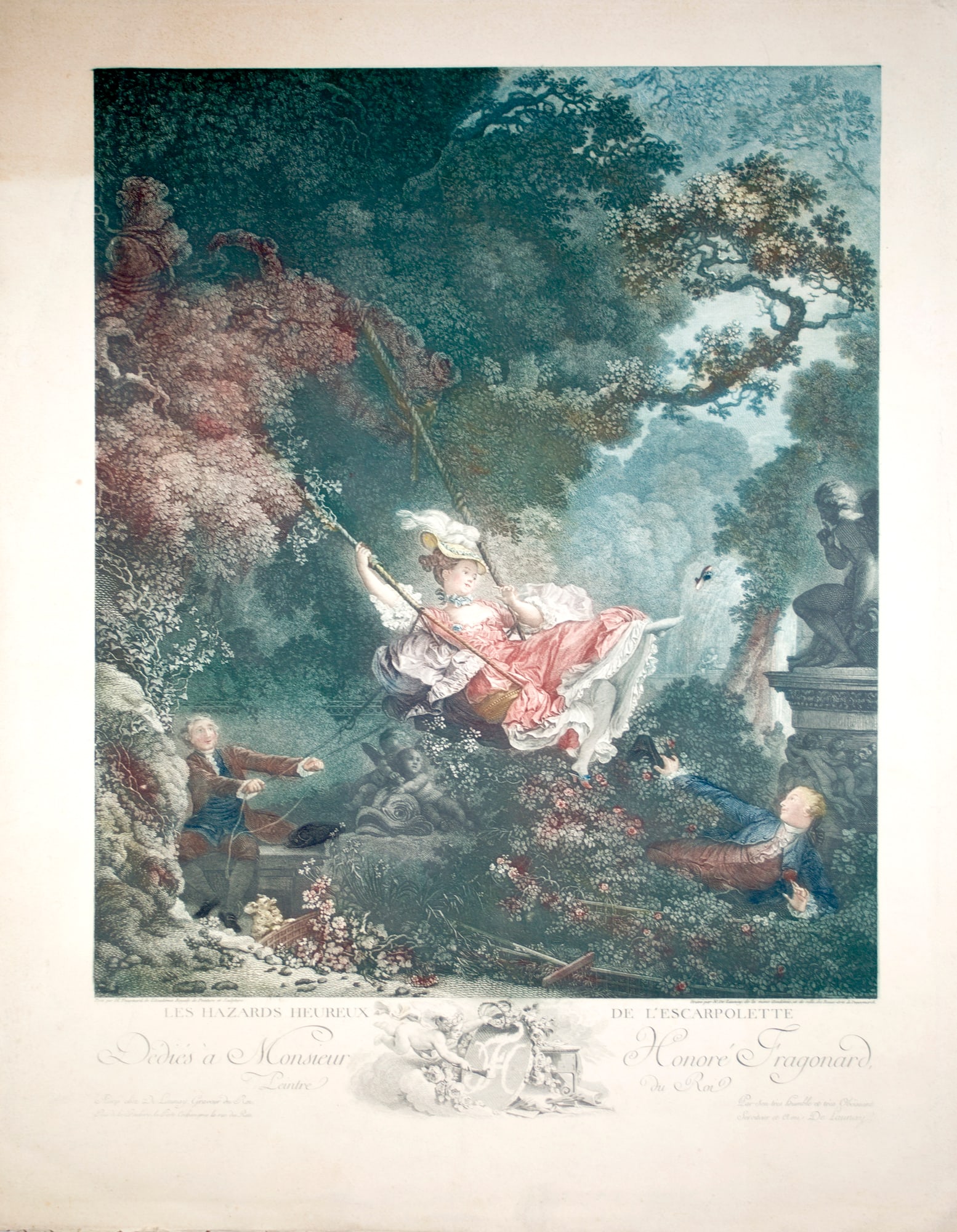 Home / Jean-Honoré Fragonard’s The Swing French Engraving 18 th. (1 of 2)