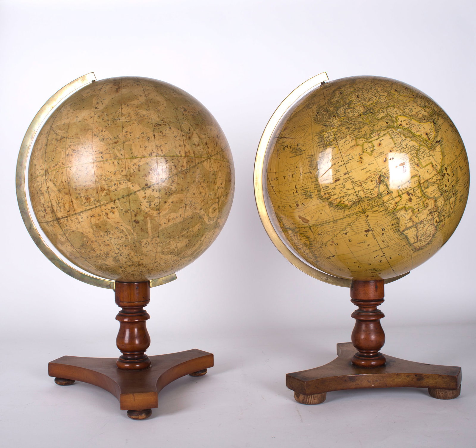 Home / Smith & Son pair "12 of terrestrial and celestial globe 1860 (1 of 10)