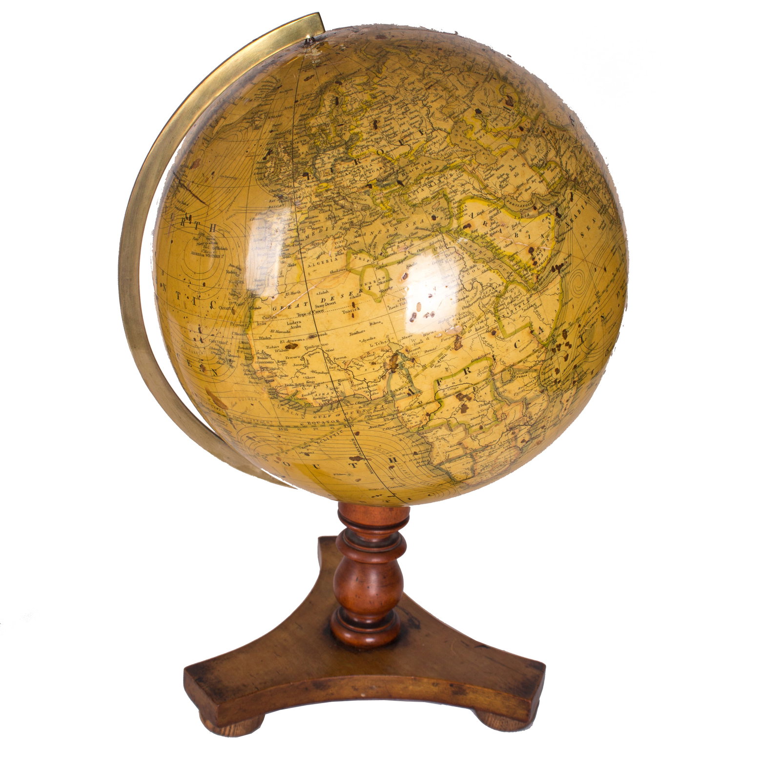 Home / Smith & Son pair "12 of terrestrial and celestial globe 1860 - 5
