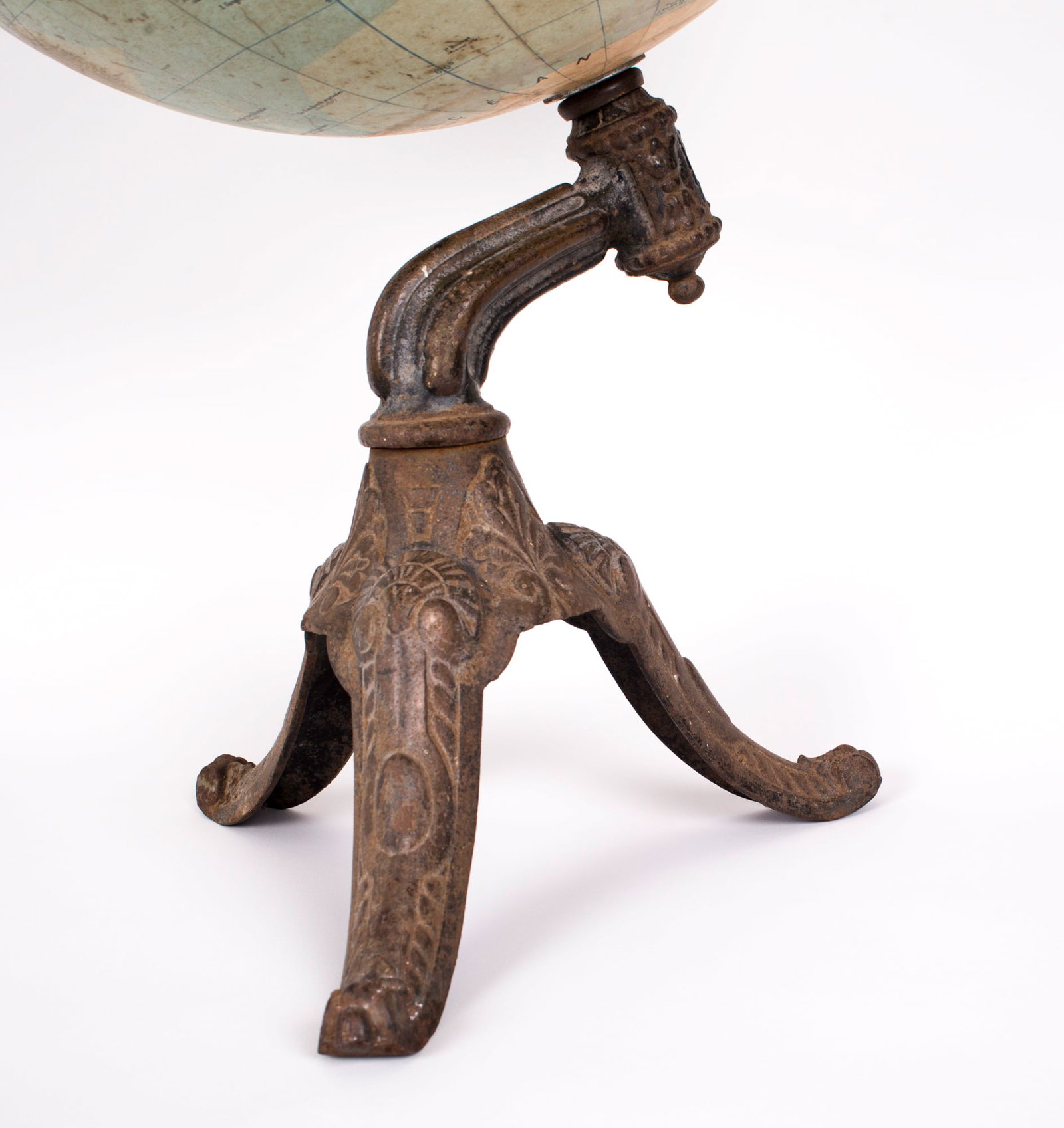 Home / 1880 LEBEGUE 17" FRENCH TERRESTRIAL GLOBE ANTIQUE Dubail editor - 14