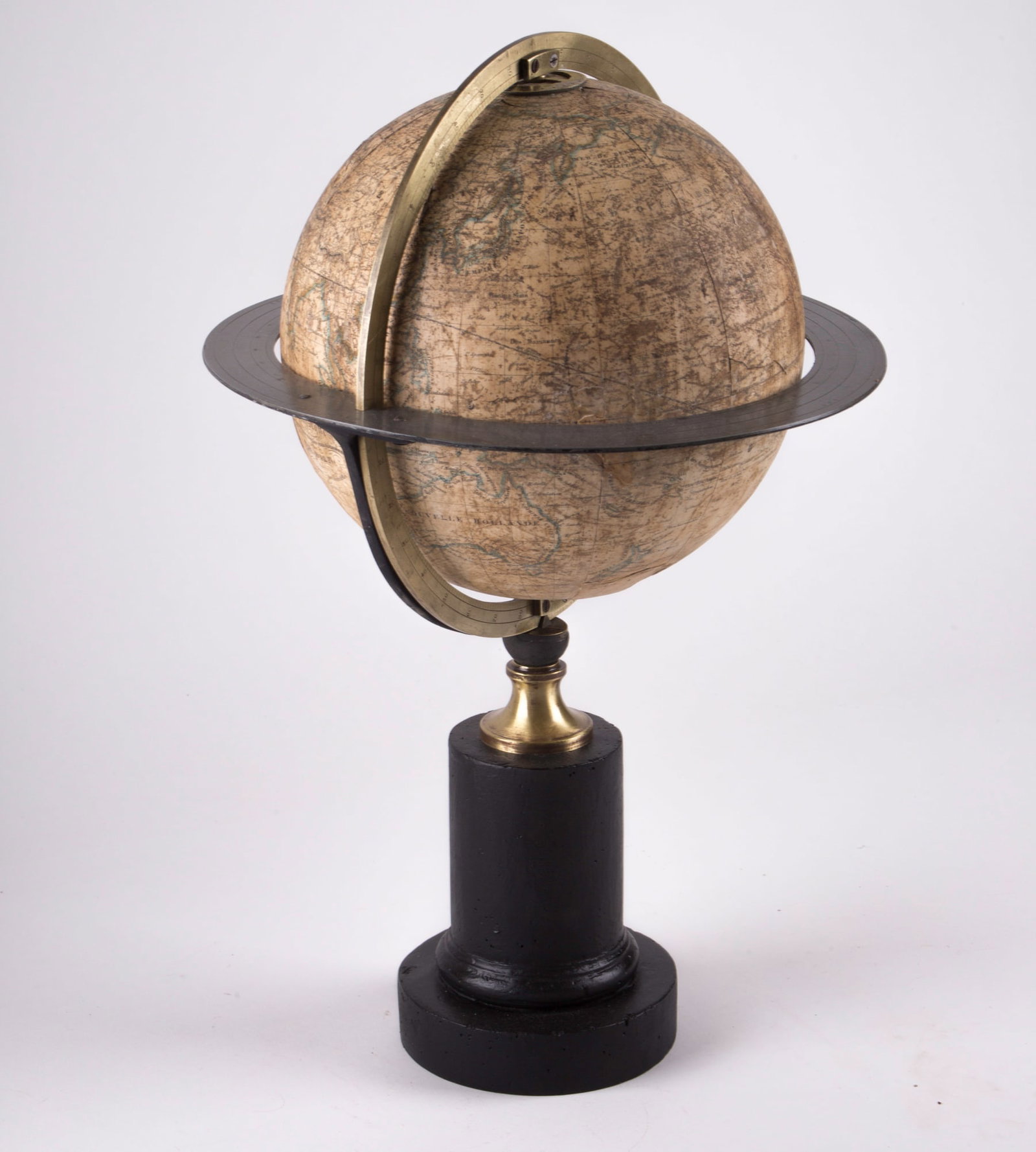 Home / 1844 Charles Dien 10" FRENCH TERRESTRIAL GLOBE ANTIQUE BRASS MERIDIEN (1 of 5)