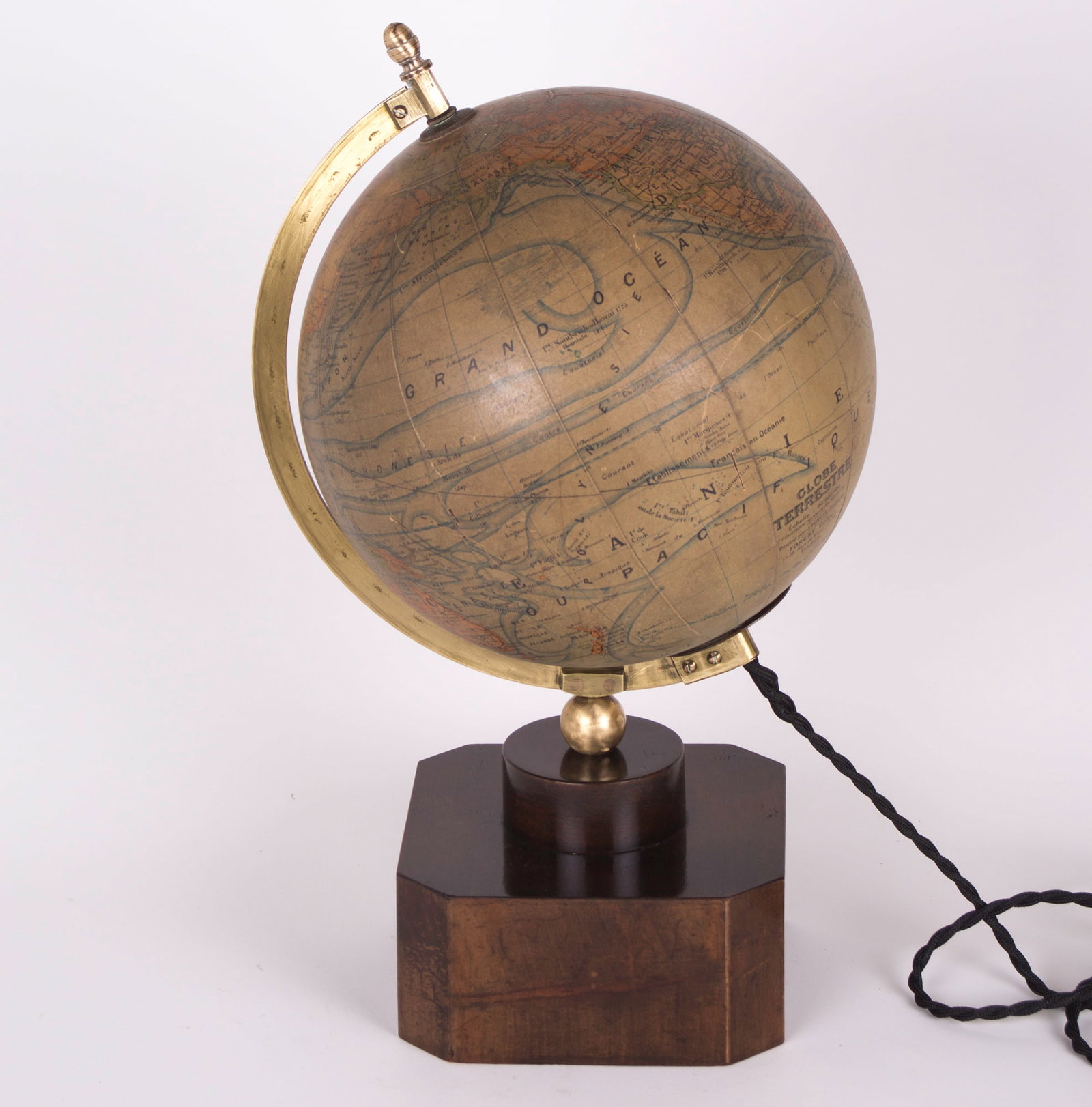 Home / 1920 ADNET FRENCH TERRESTRIAL GLASS GLOBE FOREST ART DECO MODERNIST: 1920 ADNET FRENCH TERRESTRIAL GLASS GLOBE FOREST ART DECO MODERNIST Reserve: $800.00 Shipping:Domestic: Flat-rate of $85.00 to anywhere within the contiguous U.S.International: Foreign