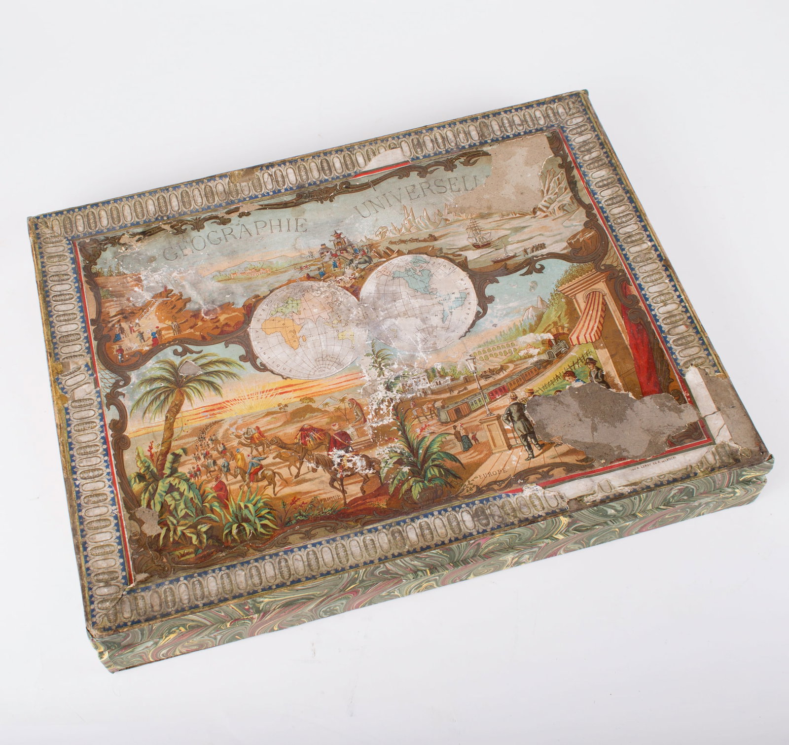 Home / French jigsaw puzzle by Auguste Logerot full set 19th Century Fremin g - 2