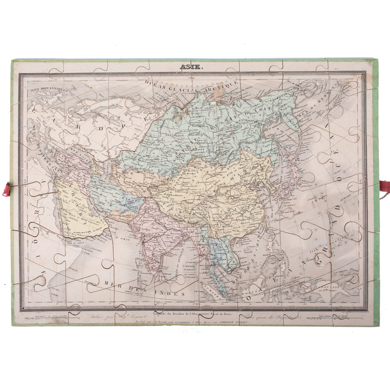 Home / French jigsaw puzzle by Auguste Logerot full set 19th Century Fremin g - 7