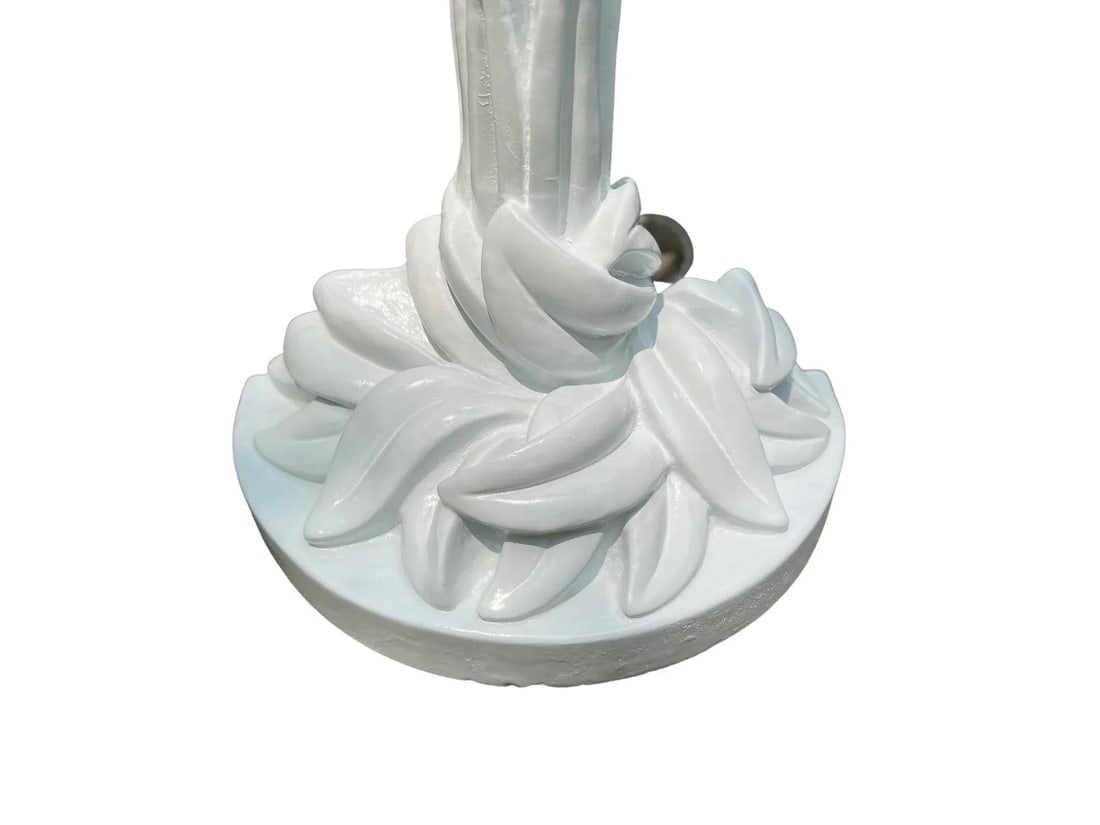 Serge Roche (French, 1898-1988) Pair Vintage Palm Tree Torchiere Lamps - 5