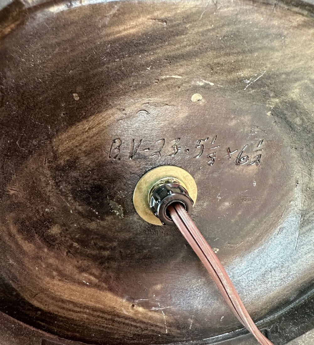 Antique Chinese Porcelain Table Lamp W/Floral-Bird Motif - 10