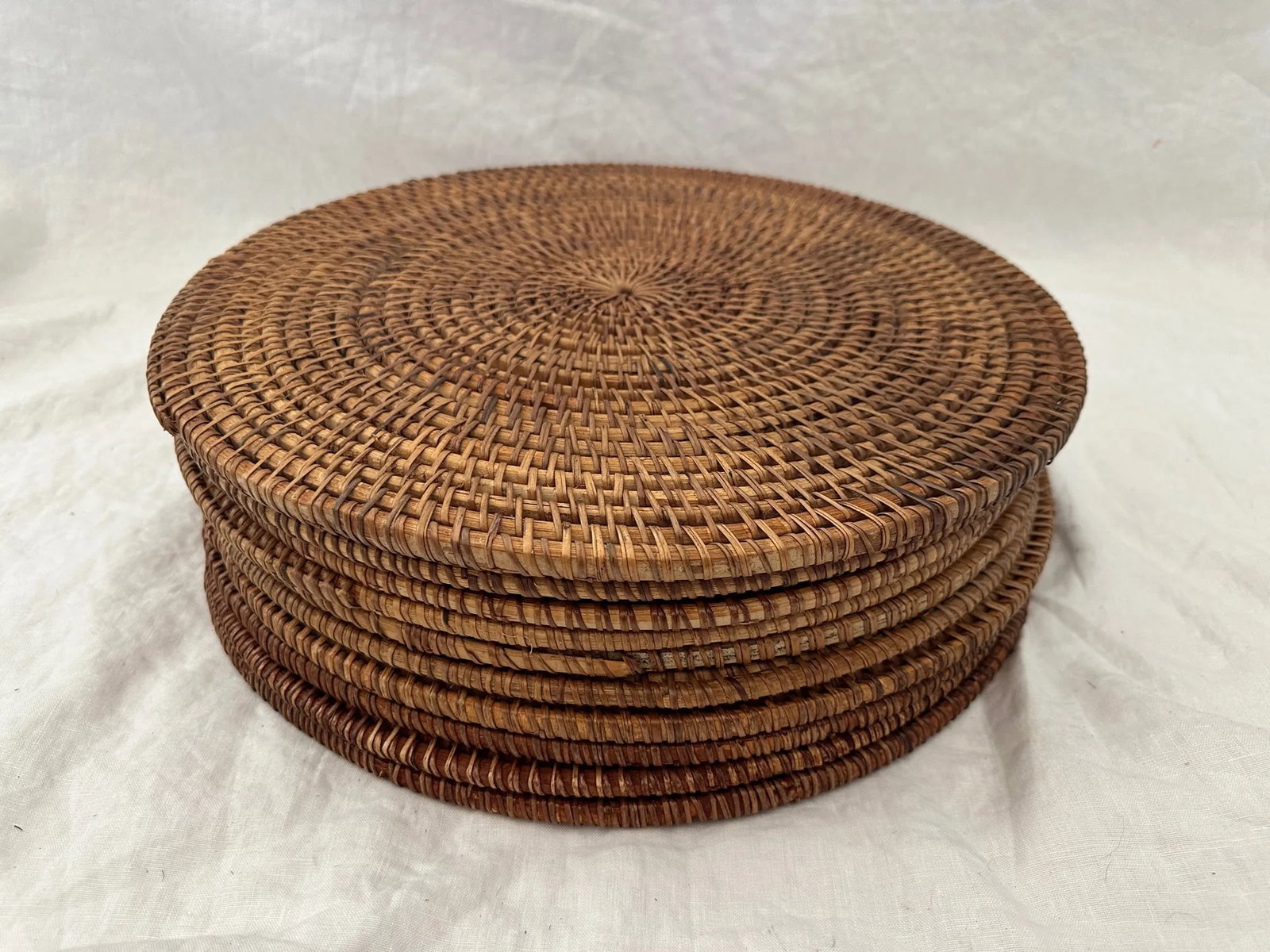 Woven Rattan Napkin Rings-Set of 14 - 5