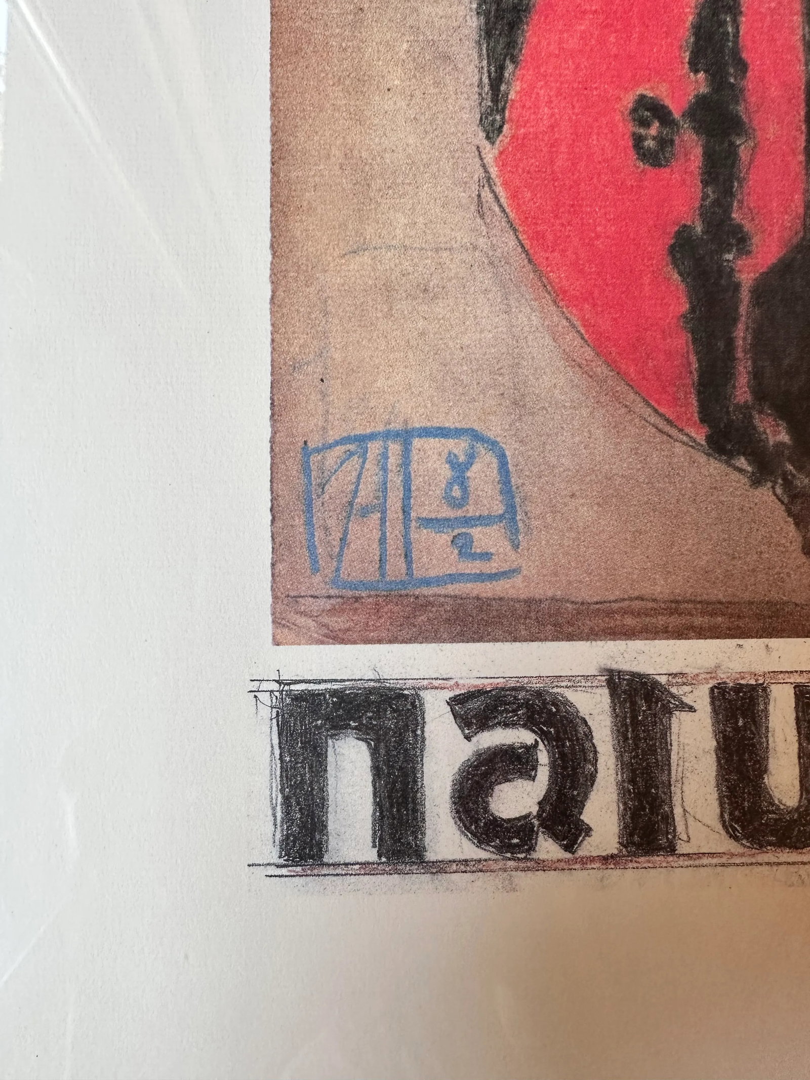 Horst Janssen "Nature Morte" Hand Signed Color Lithograph Poster Framed - 4