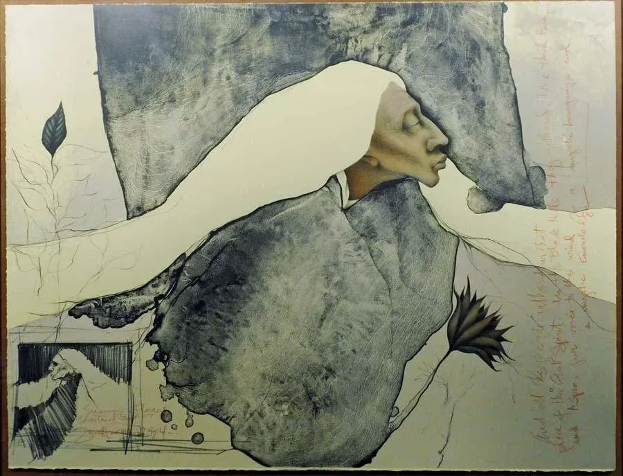 1980s Frank Howell Summer Flower Colored Framed Hand Signed Lithograph - 2