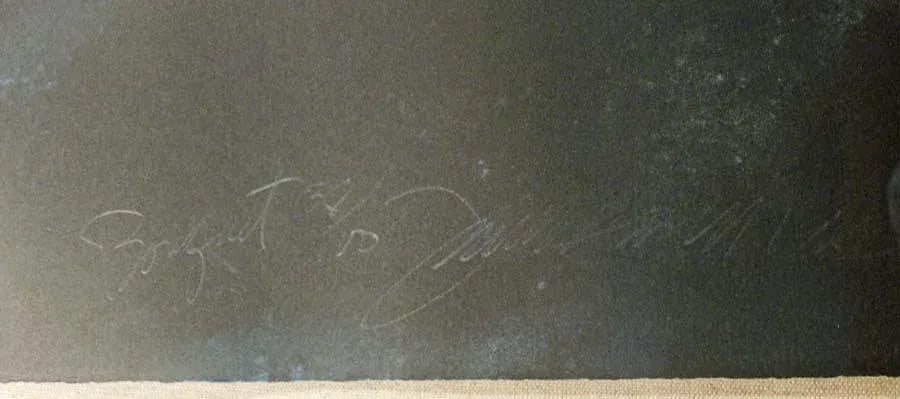 1980s Frank Howell "Bouquet " Lithograph Hand Signed Artwork - 3