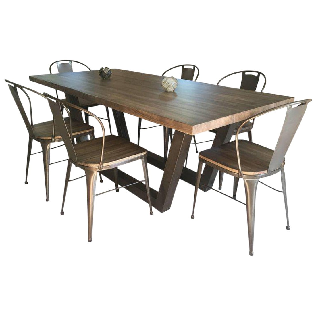21st Century Wrought Iron Set of Patio Dining Set (1 of 13)