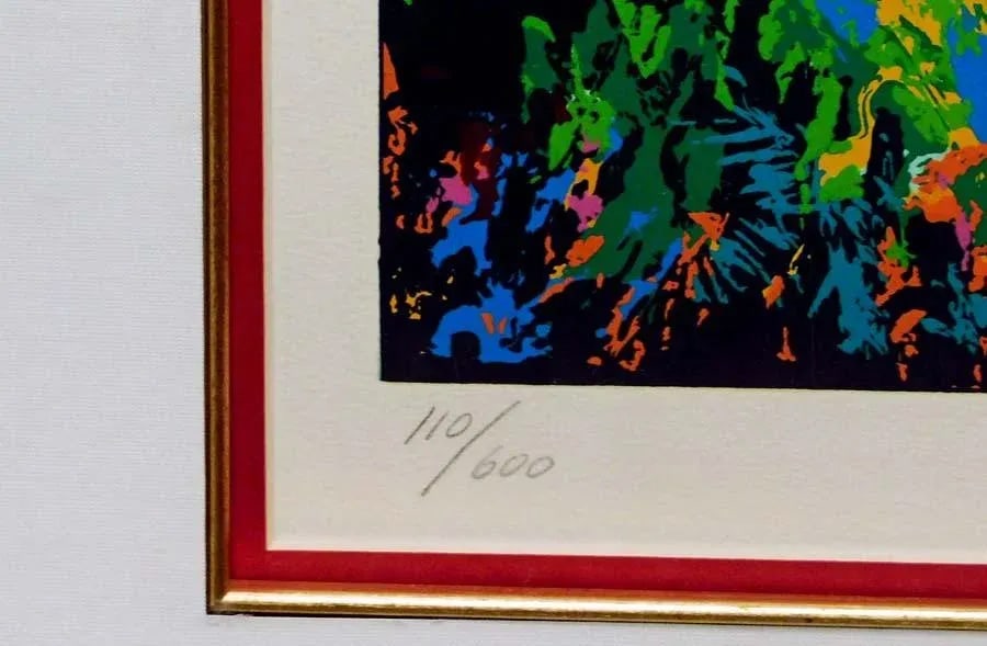 LeRoy Neiman "American Gold" Hand Signed & Numbered Serigraph Numbered 110/600 - 4