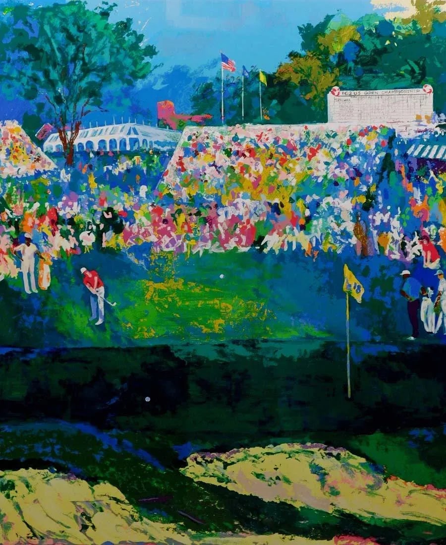 LeRoy Neiman Bethpage Black Course Hand Signed #157/350 - 2