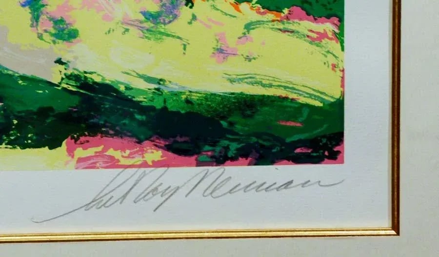 LeRoy Neiman Bethpage Black Course Hand Signed #157/350 - 5