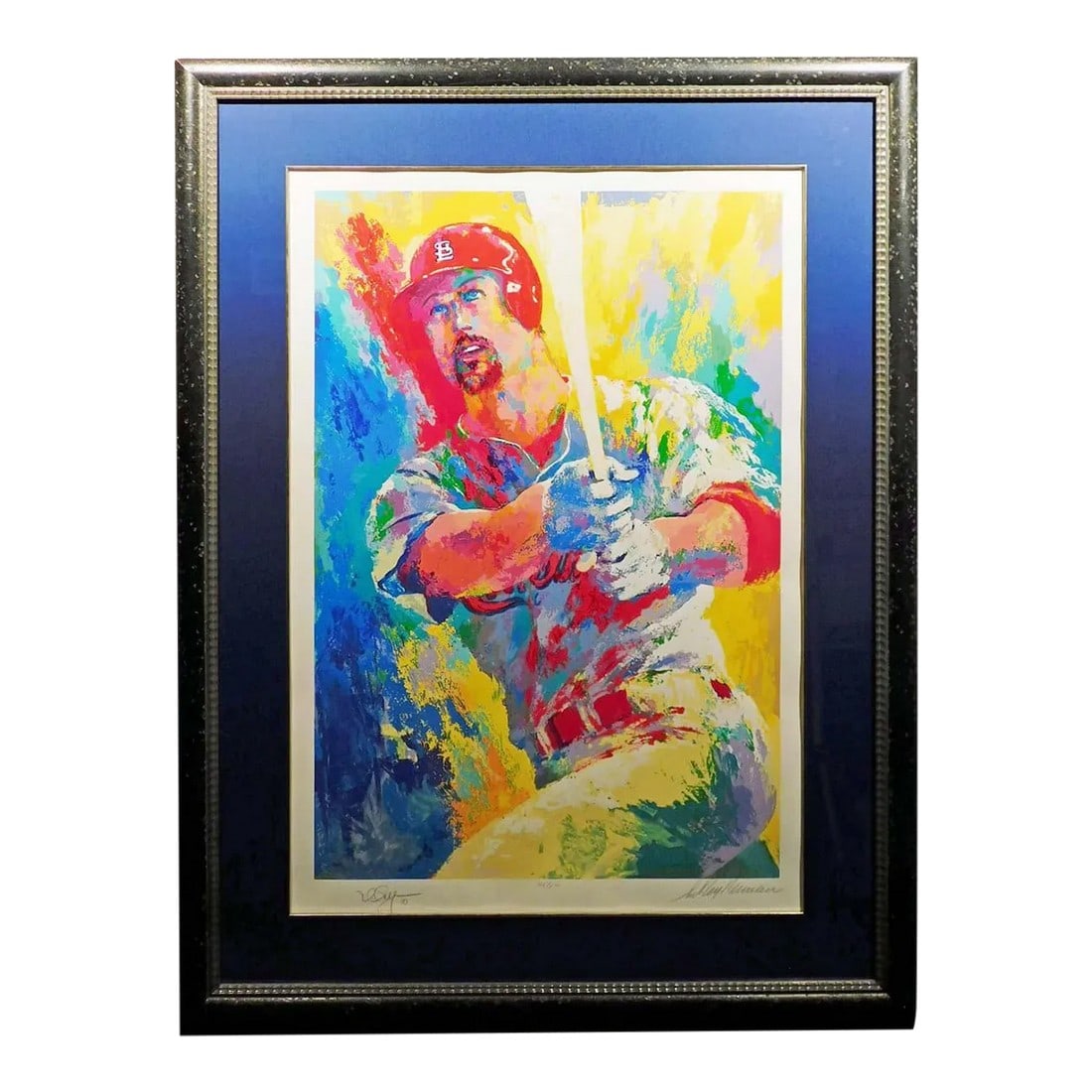 LeRoy Neiman Mark McGwire Double Hand Signed Silkscreen (1 of 7)
