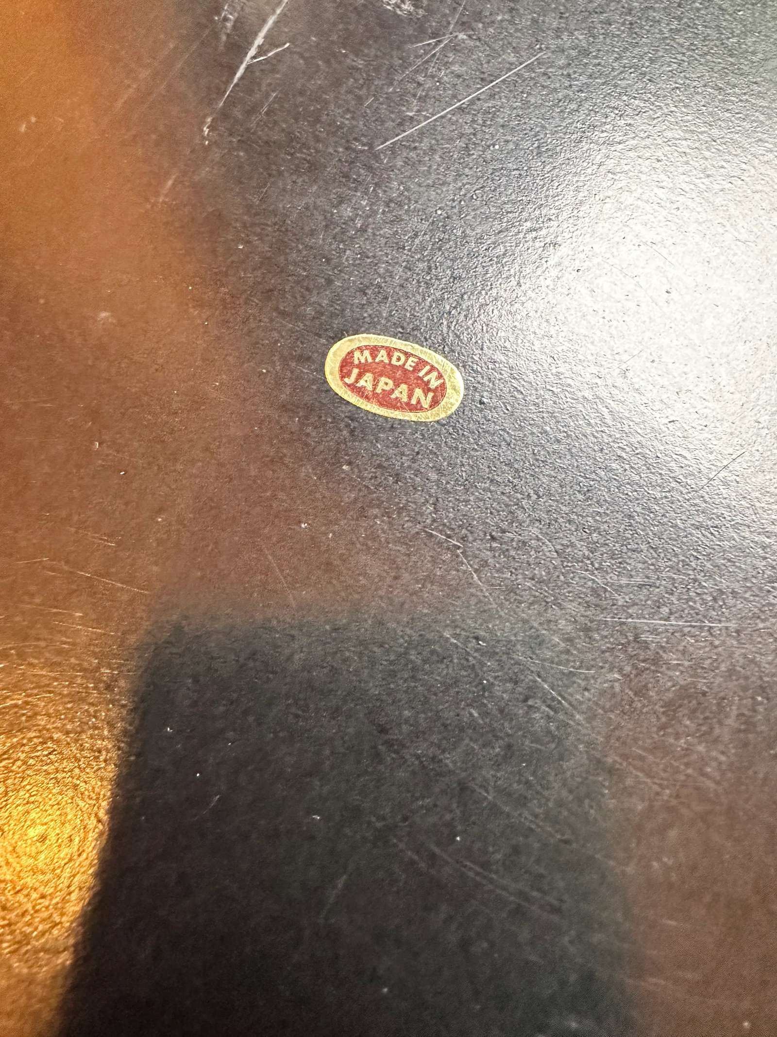 1980s Vintage Japanese Nested Black Lacquerware Trays- Hand Decorated Nishi Garden- Set of 3 - 6