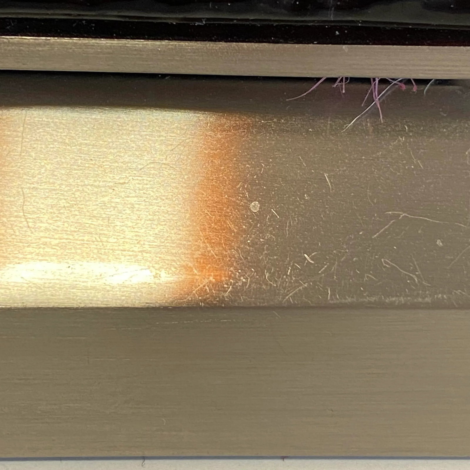 Vintage MidCentury Modern Wavy Amber Glass Table Lamps - a Pair - 10