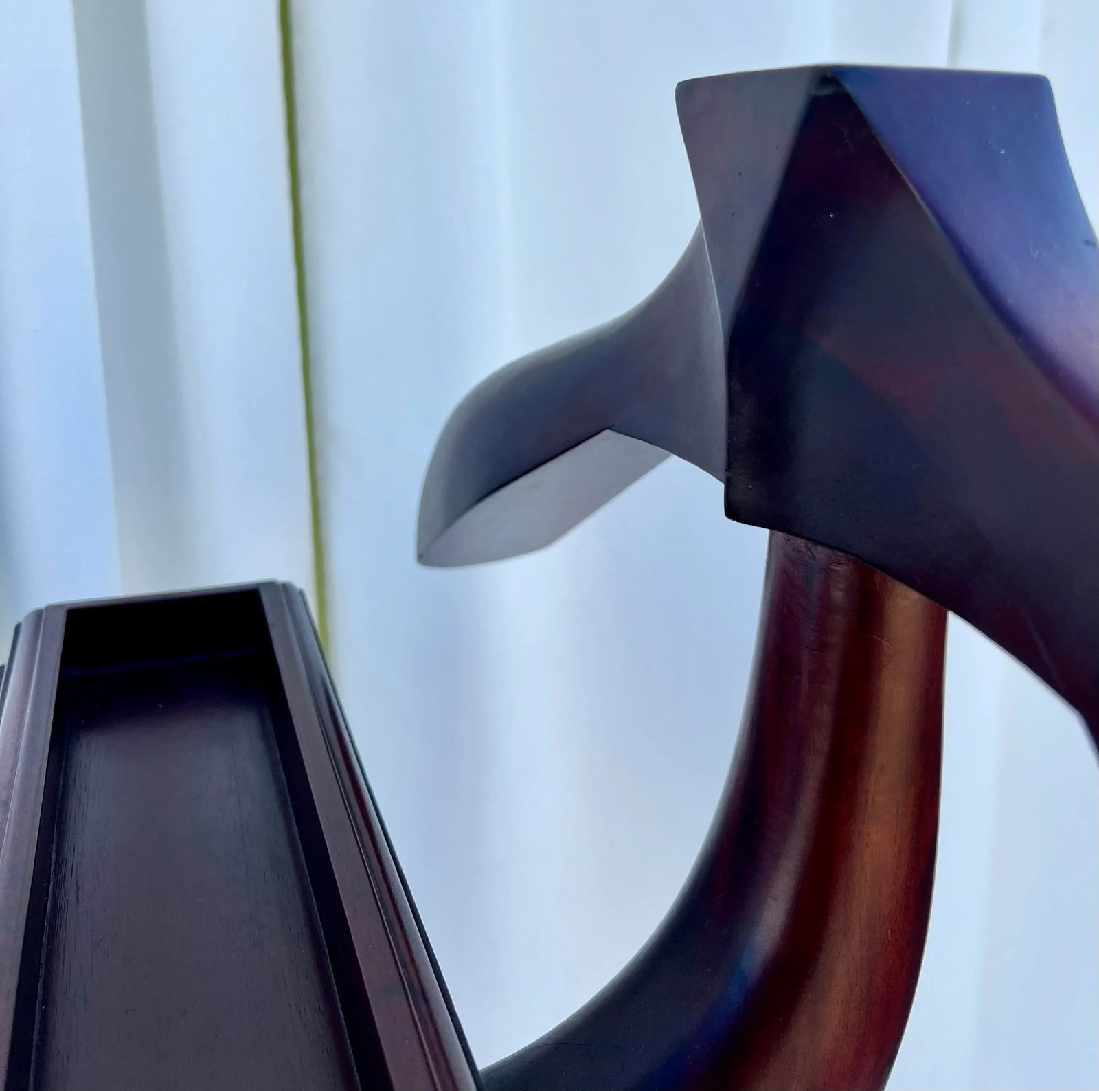 Mid- Century Traditional Mahogany Valet - 8