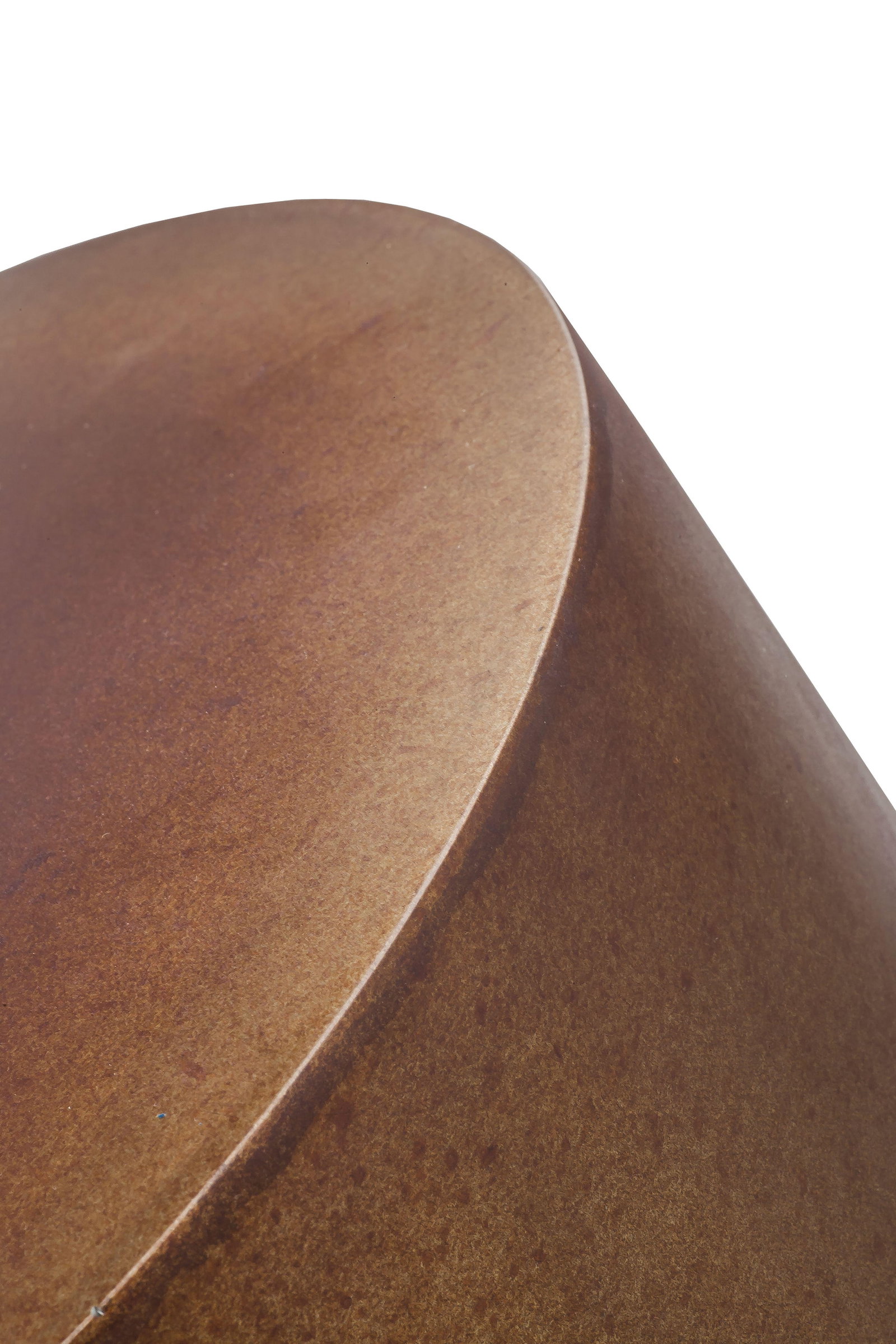 New Round Column Stool or Side, Coffee Table in Oxide Finished - 2