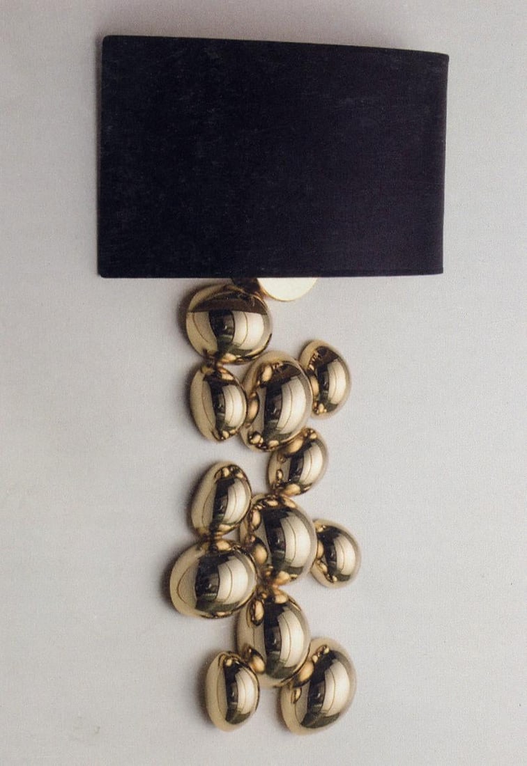 New "Stones" Handmade Sculpture Pendant Lamp in Chrome Finished - 3