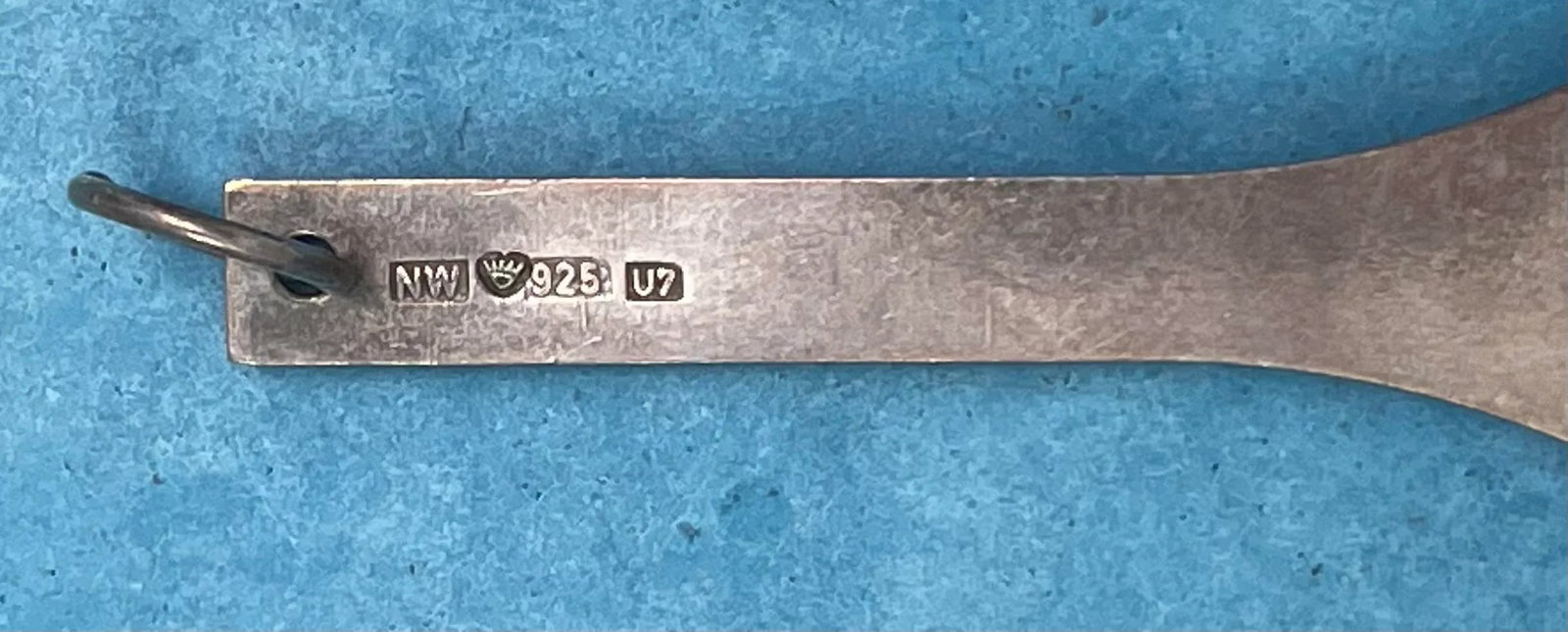 Tapio Wirkkala Sterling Crescent Moon Pendant - 3