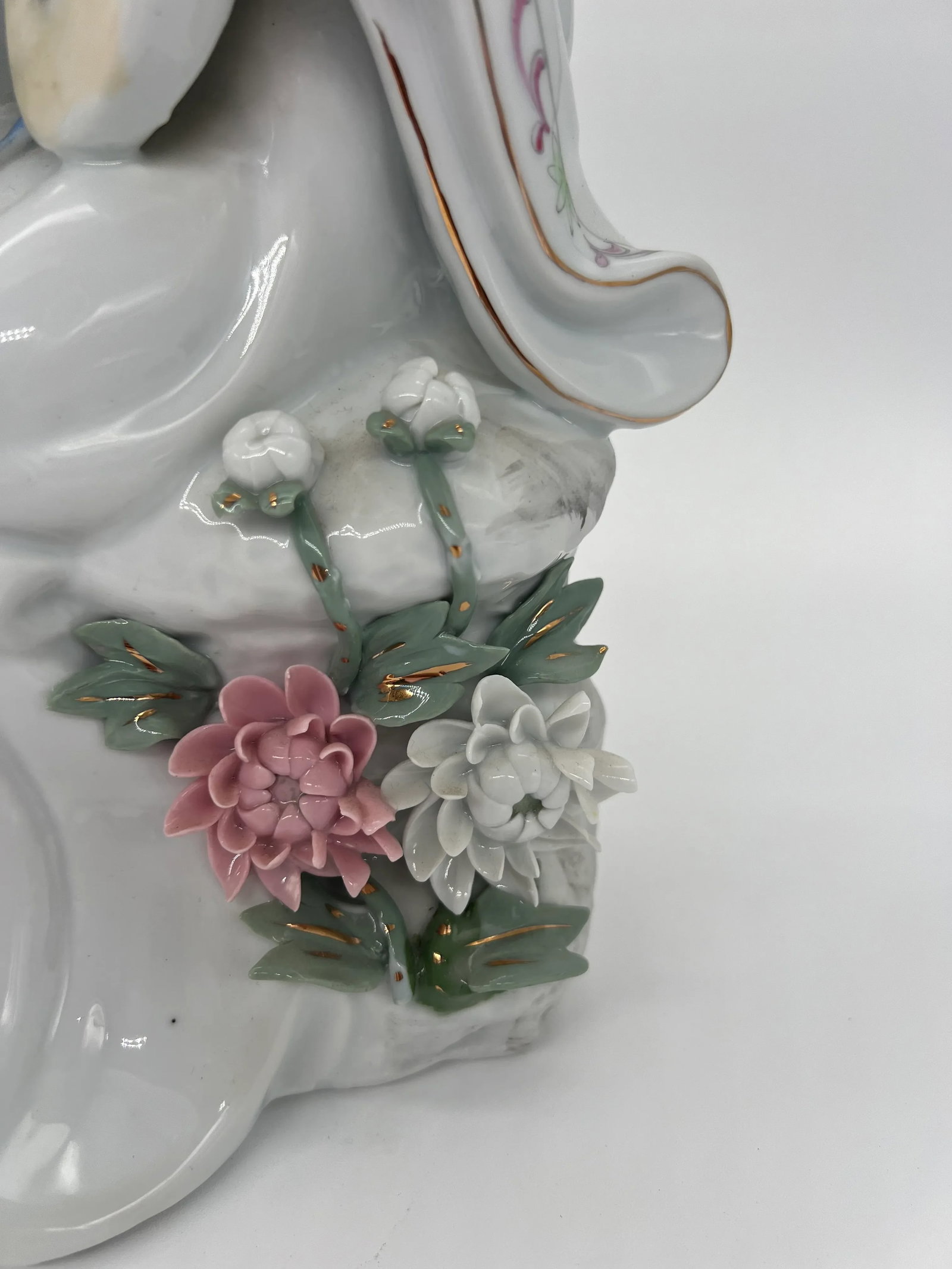 Vintage Asian Geisha Musician Figurines a Pair - 3