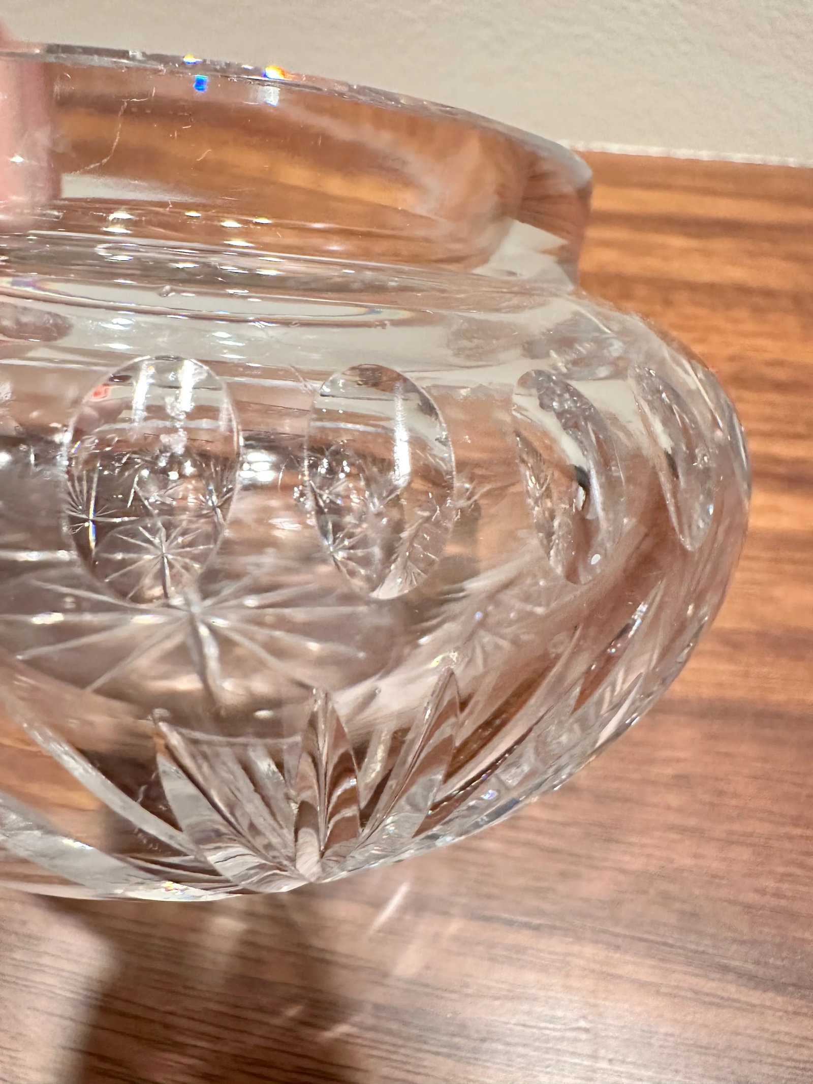 Early 20th Century American Brilliant Cut Crystal Glass Hair Receiver - 11