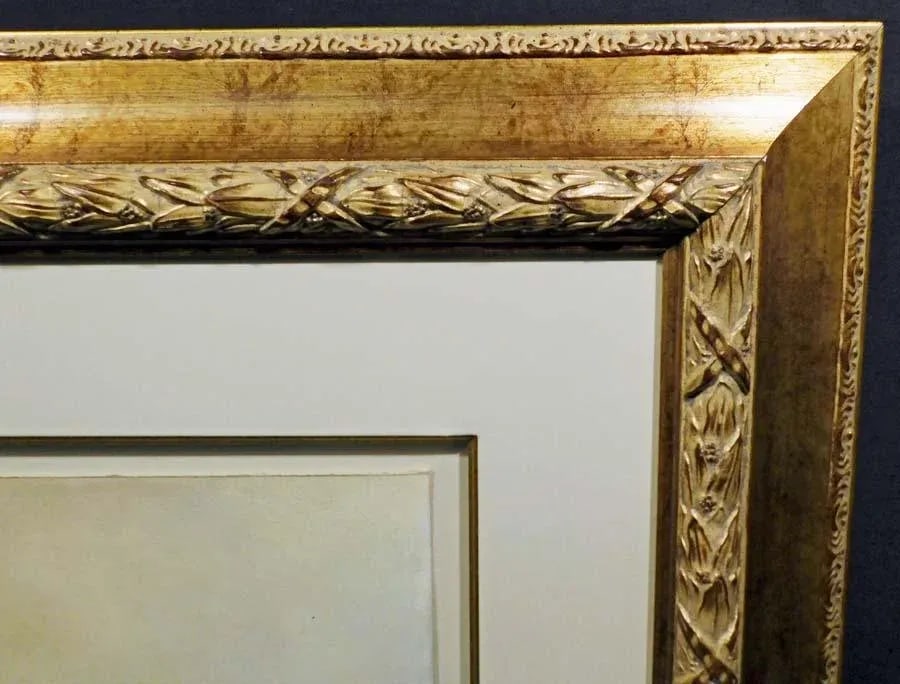 James Jensen the Aviary Original Pastel Paper Custom Framed Hand Signed - 5