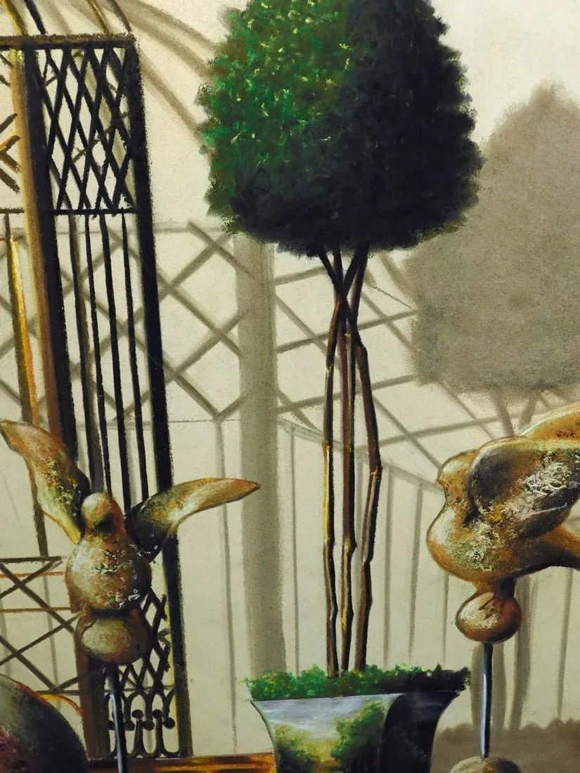 James Jensen the Aviary Original Pastel Paper Custom Framed Hand Signed - 6