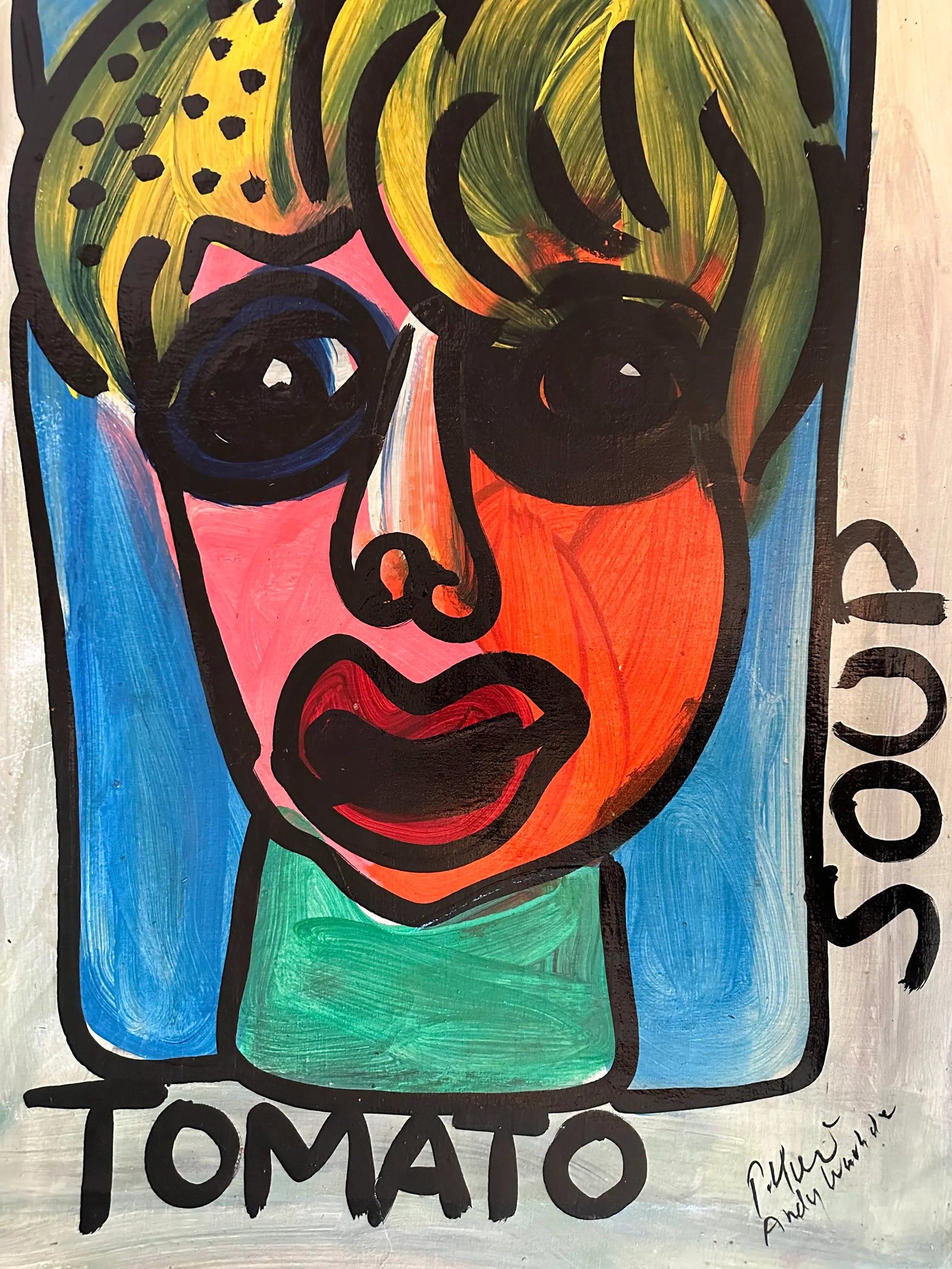 Andy Warhol Original Painting by Artist Peter Keil - 3