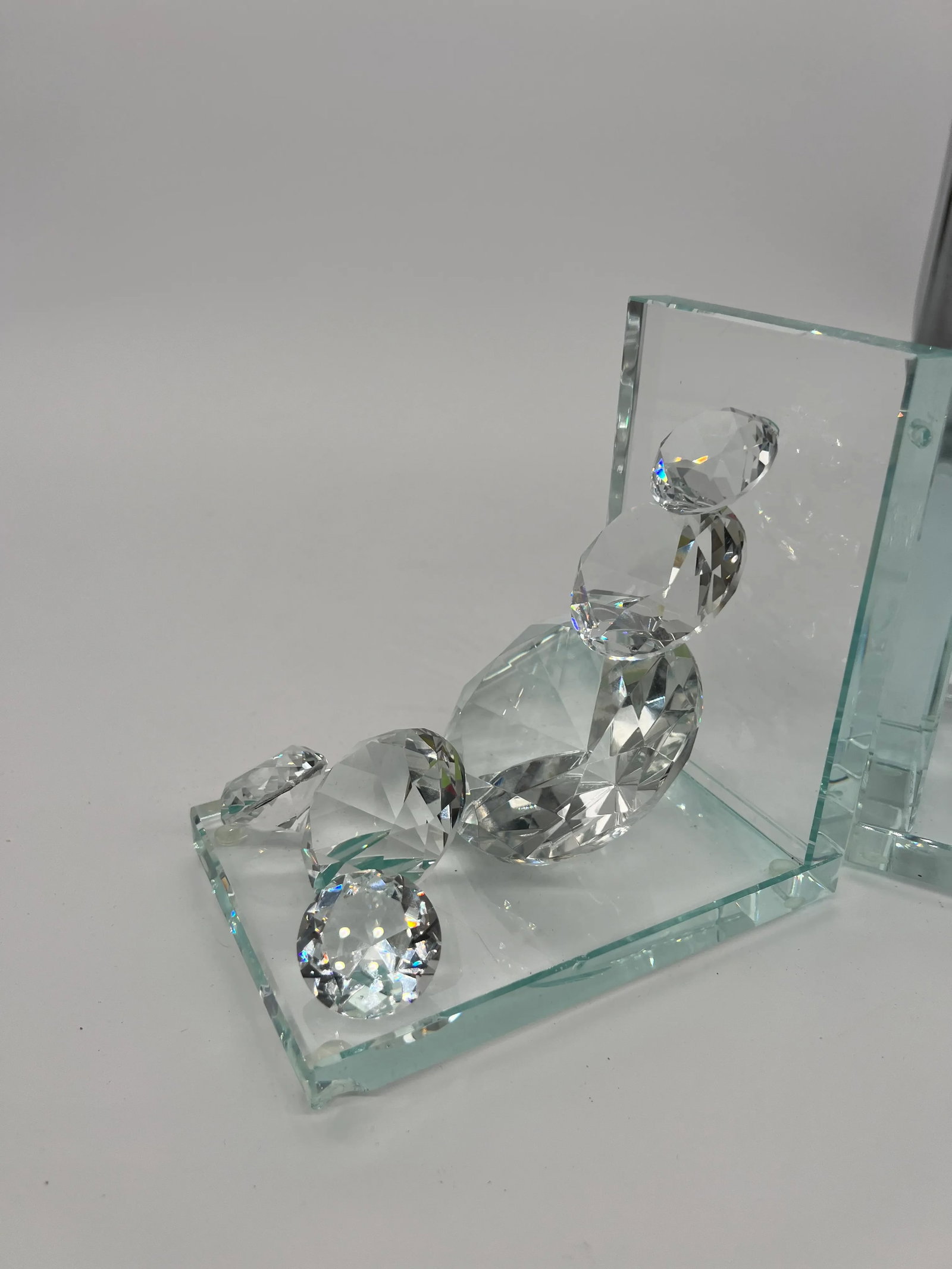 Crystal Bookends Very Sparkly - 2