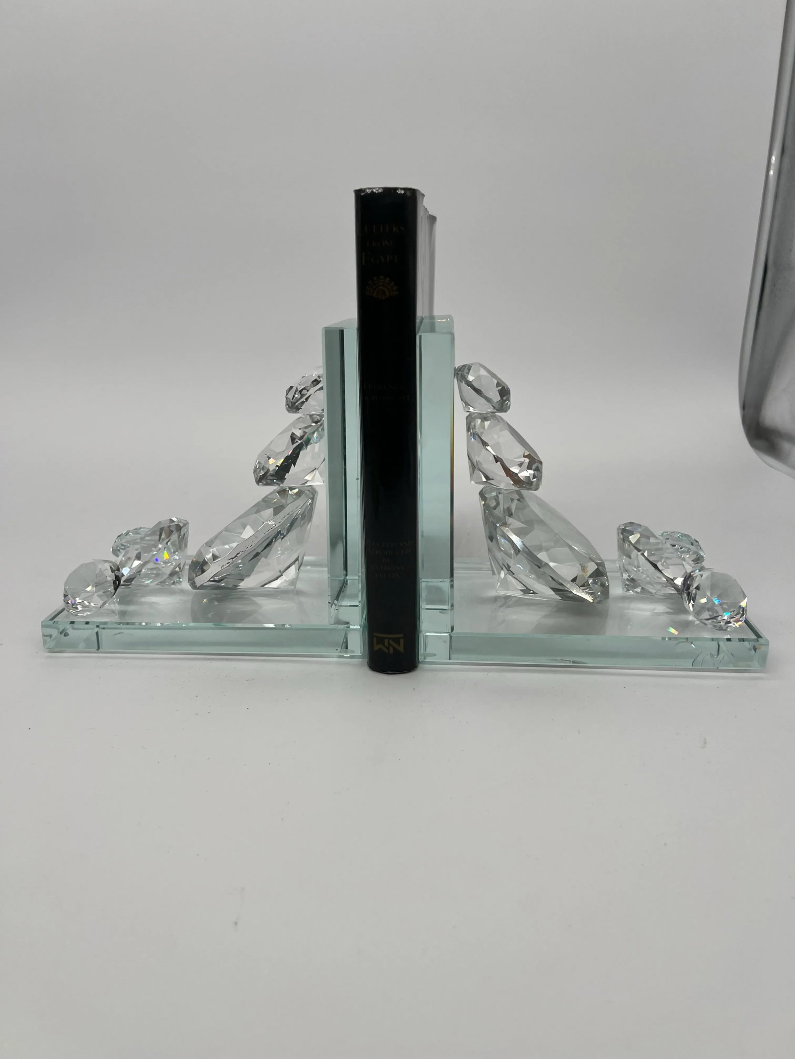 Crystal Bookends Very Sparkly - 6