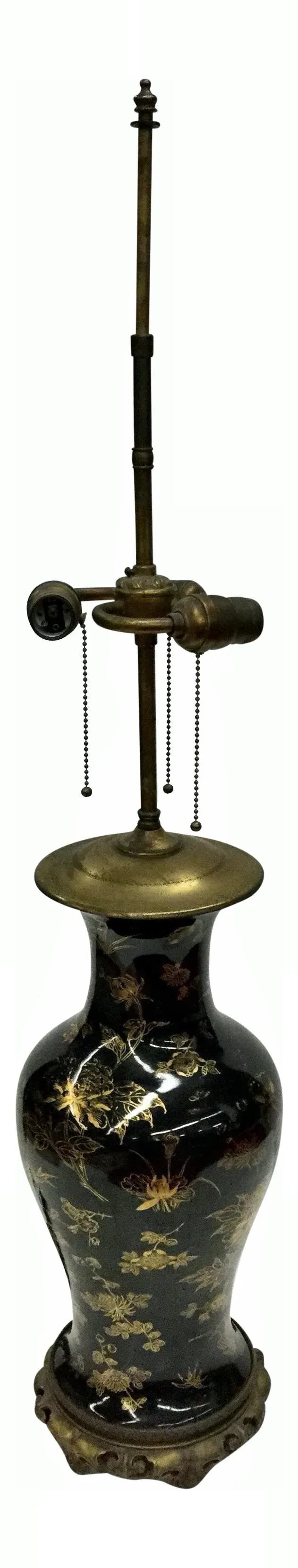 1960s Tall Chinese Porcelain Table Lamp - 10