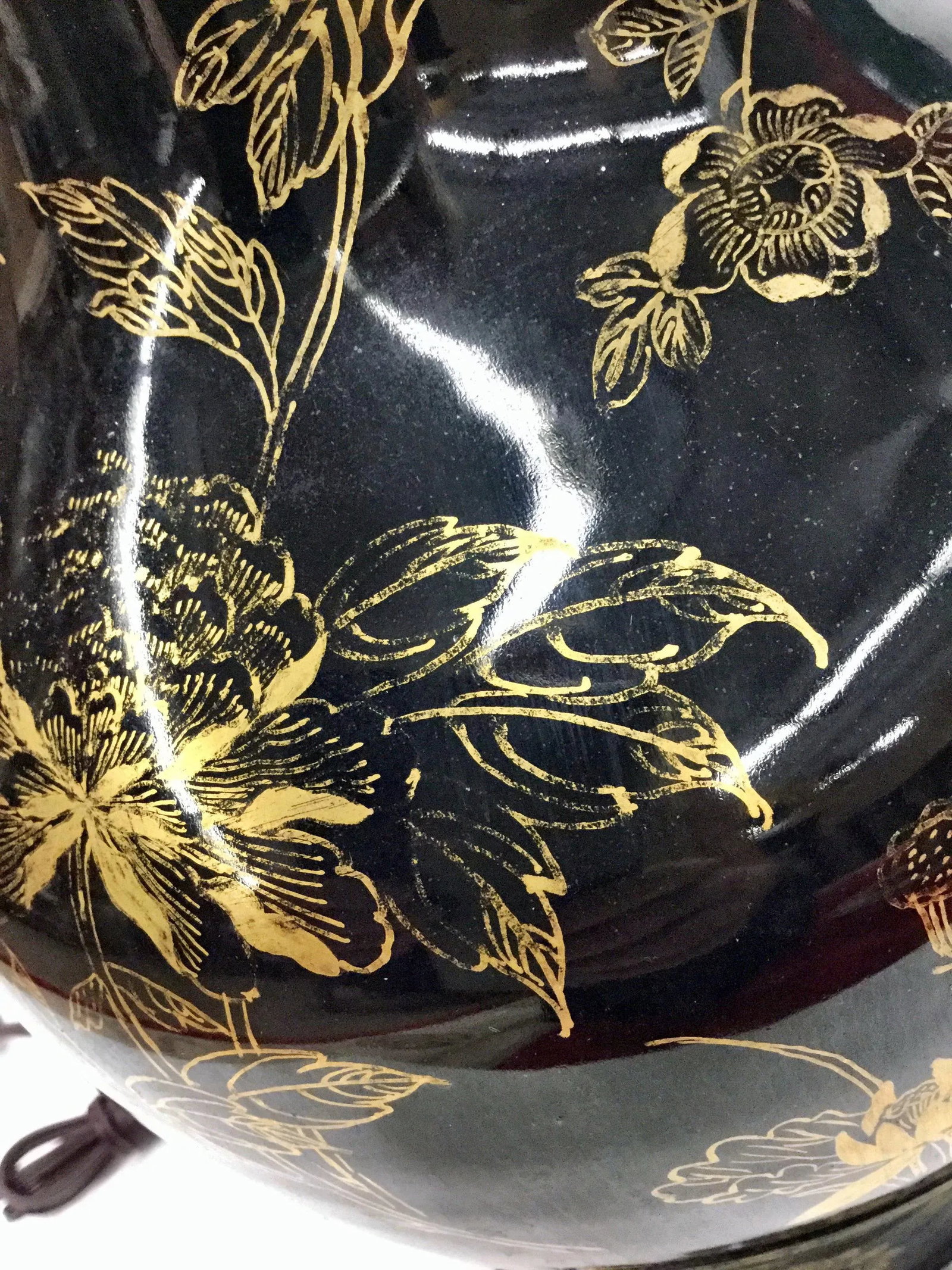 1960s Tall Chinese Porcelain Table Lamp - 5